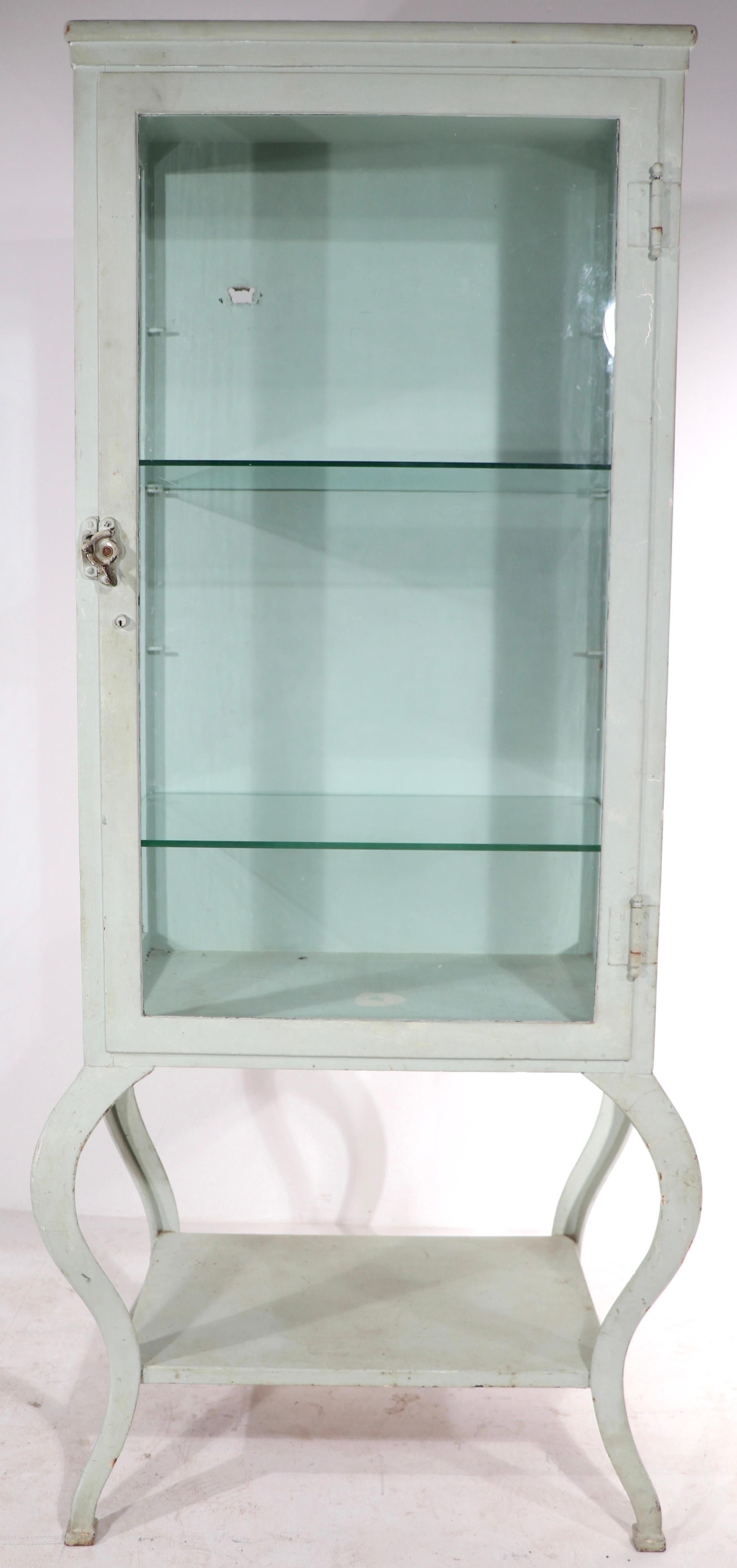 Early 20th C Medical Cabinet Vitrine Display Case 5