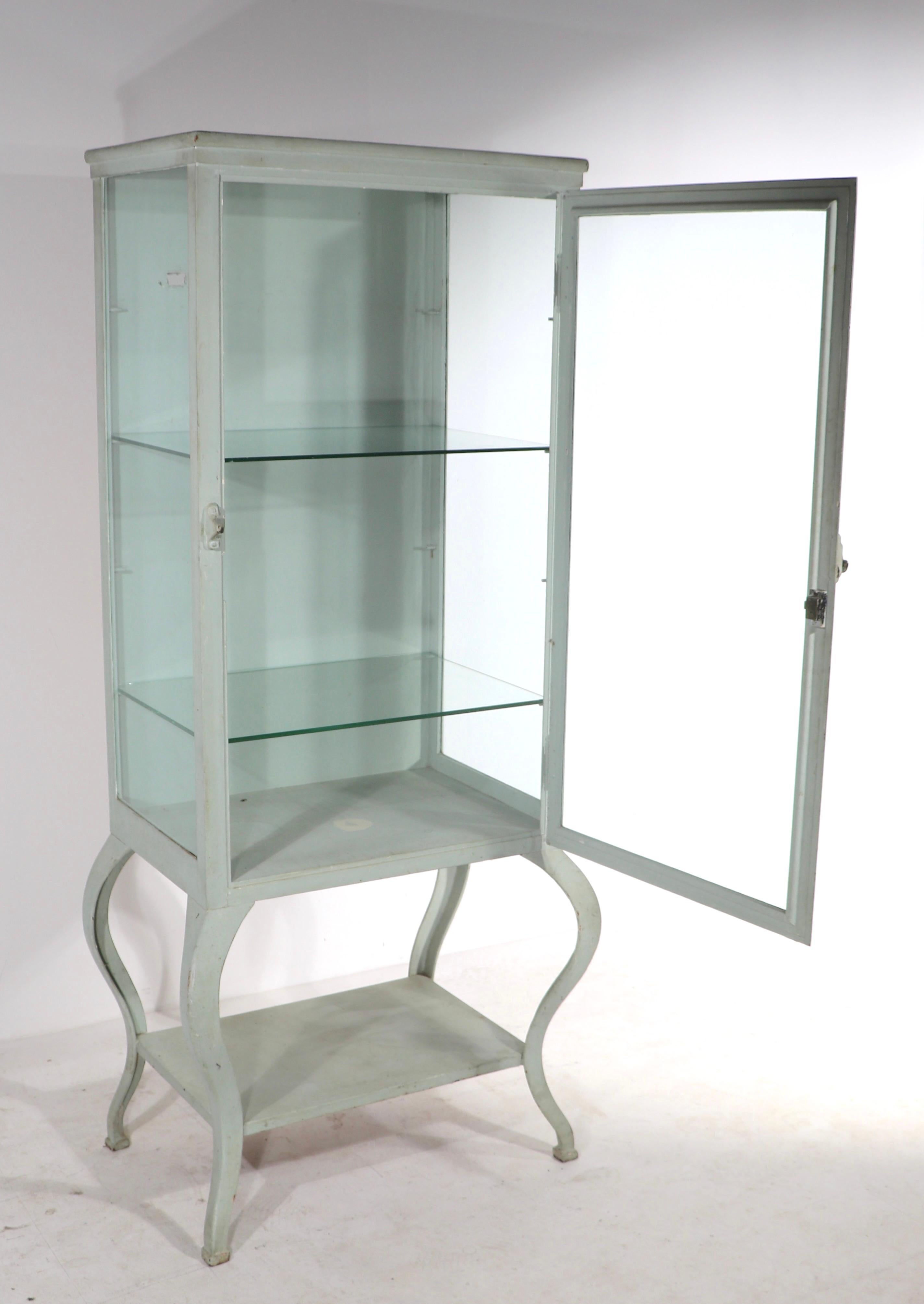 Early 20th C Medical Cabinet Vitrine Display Case 9