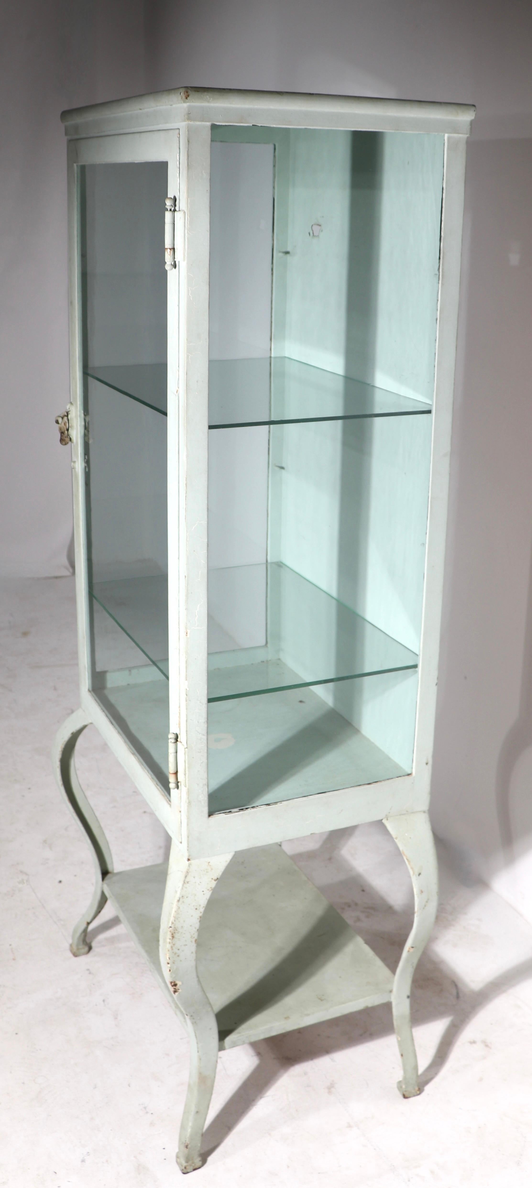 20th Century Early 20th C Medical Cabinet Vitrine Display Case