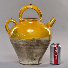 Early 20th C Medium French Confit with Spout