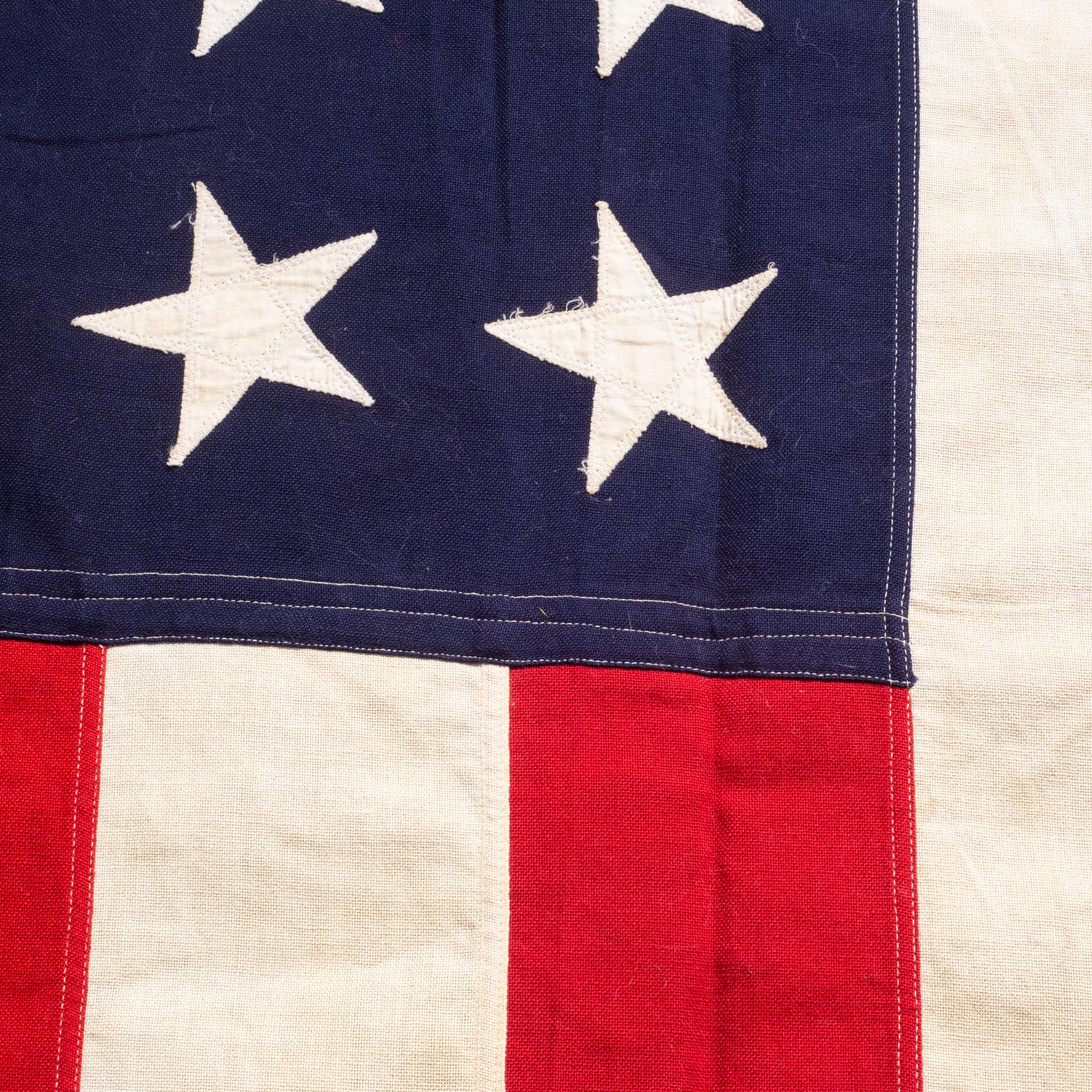 Early 20th C. Monumental American Flag with 48 Stars, c.1940-1950 In Good Condition In San Francisco, CA