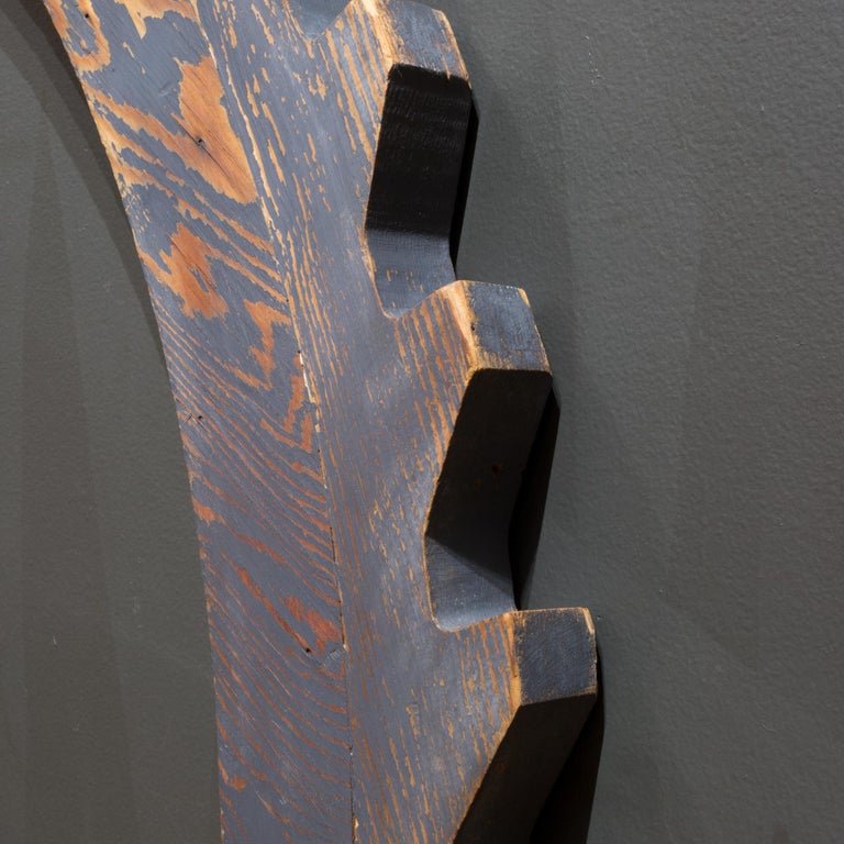 Early 20th c. Monumental Wooden Gear Foundry Molds, c.1900 For Sale at 1stDibs