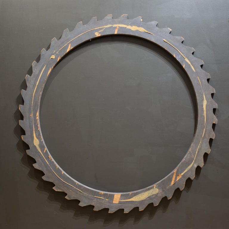 Early 20th c. Monumental Wooden Gear Foundry Molds, c.1900 For Sale at 1stDibs
