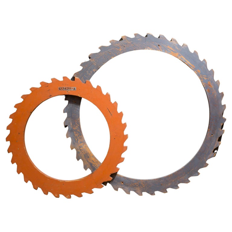 Early 20th c. Monumental Wooden Gear Foundry Molds, c.1900 For Sale at 1stDibs