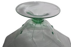 Early 20th C Murano Glass Compote Bowl Att. to Zecchin Venini