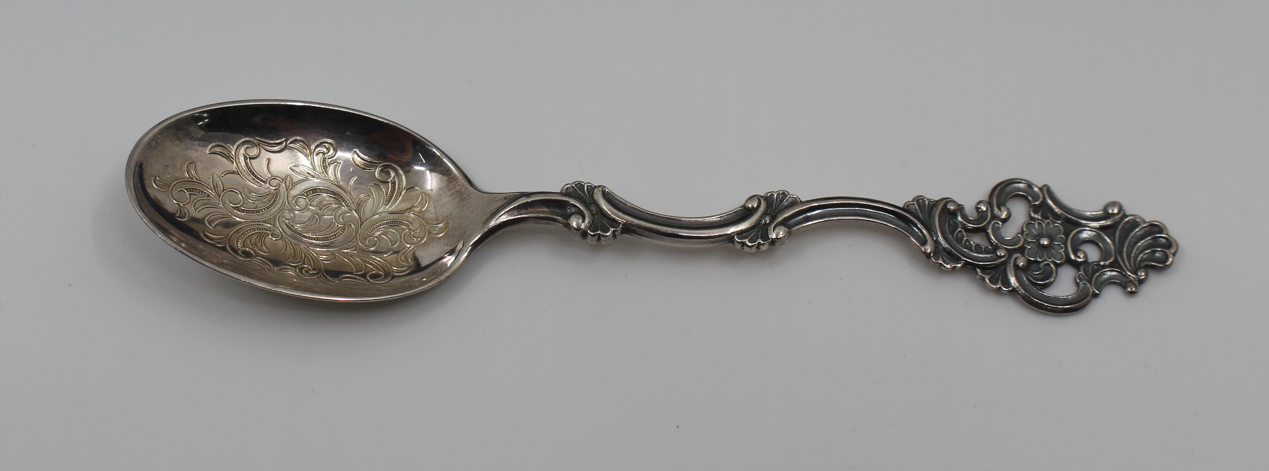 20th Century Early 20th c. Norwegian Silver Spoons by Thorvald Marthinsen Sølvvarefabrik For Sale