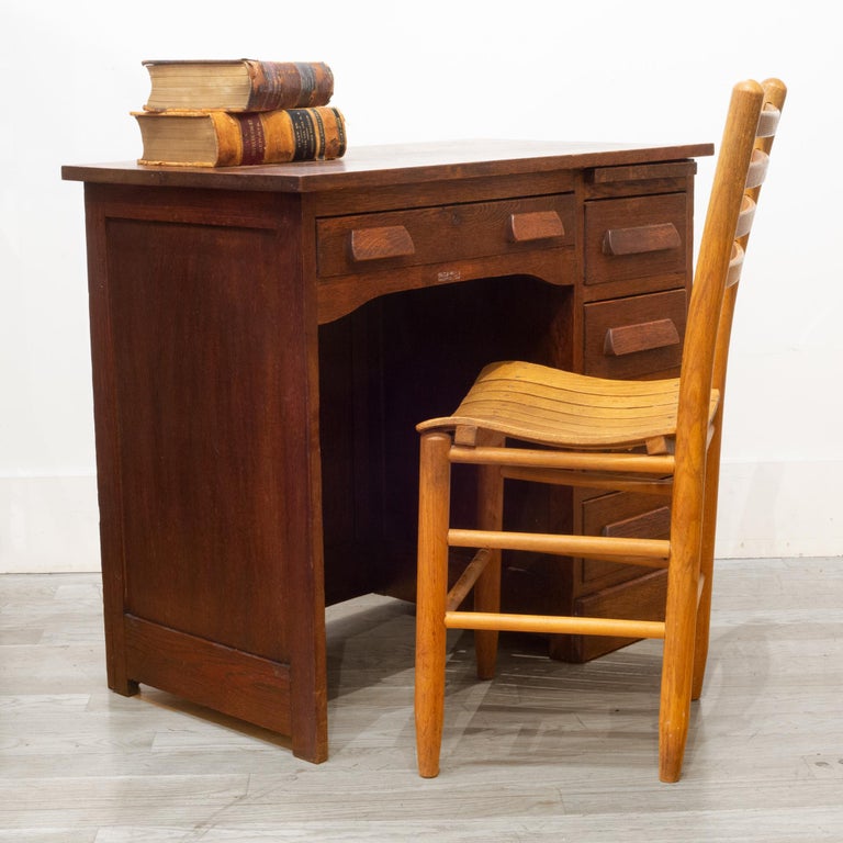 Early 20th c. Oak Children's Writing Desk, c.1940 at 1stDibs