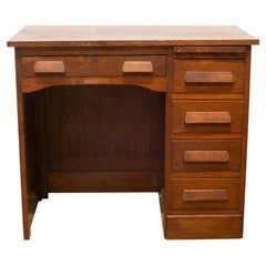 Antique Early 20th c. Oak Children's Writing Desk, c.1940