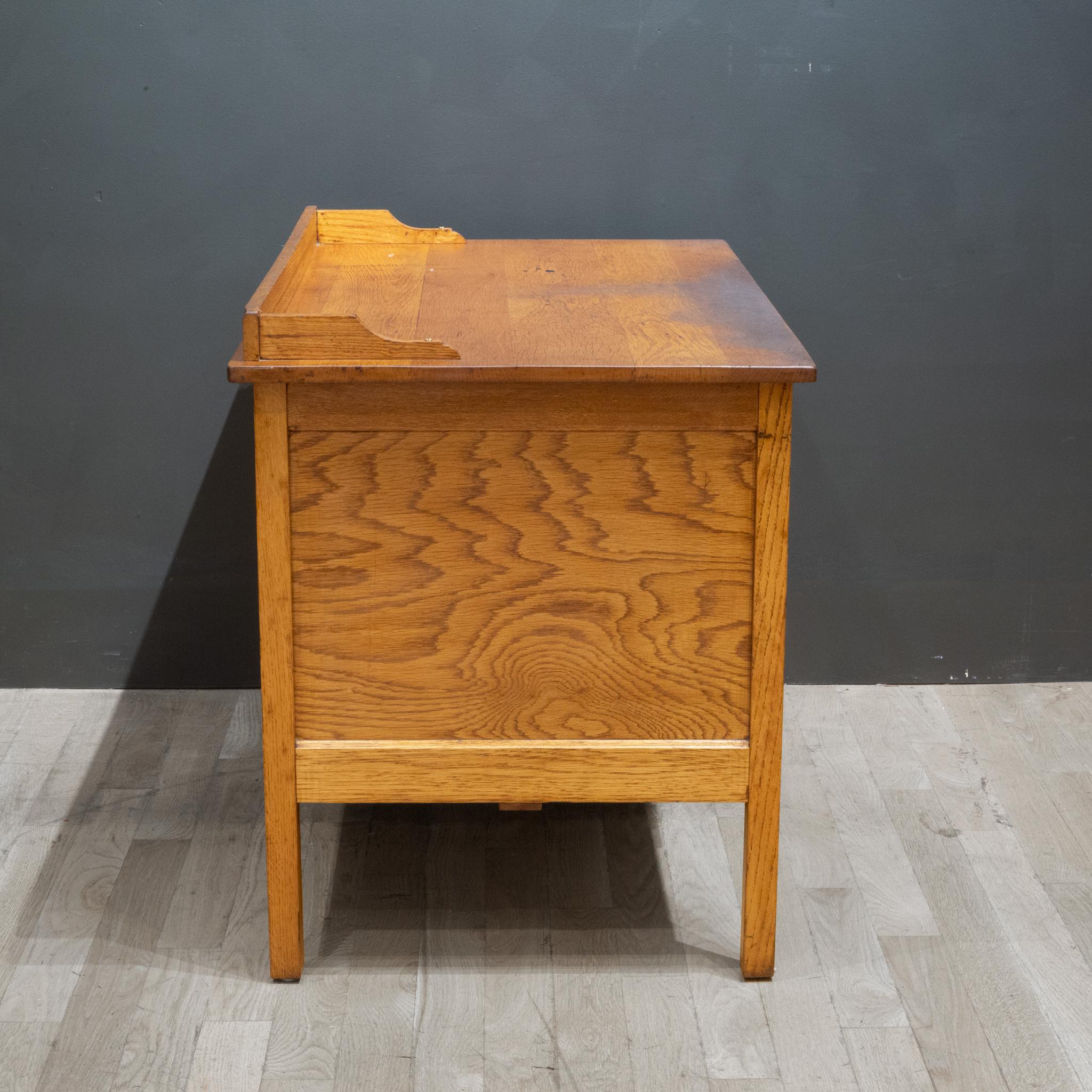 Early 20th C. Oak Writing Desk, c.1940 In Good Condition In San Francisco, CA