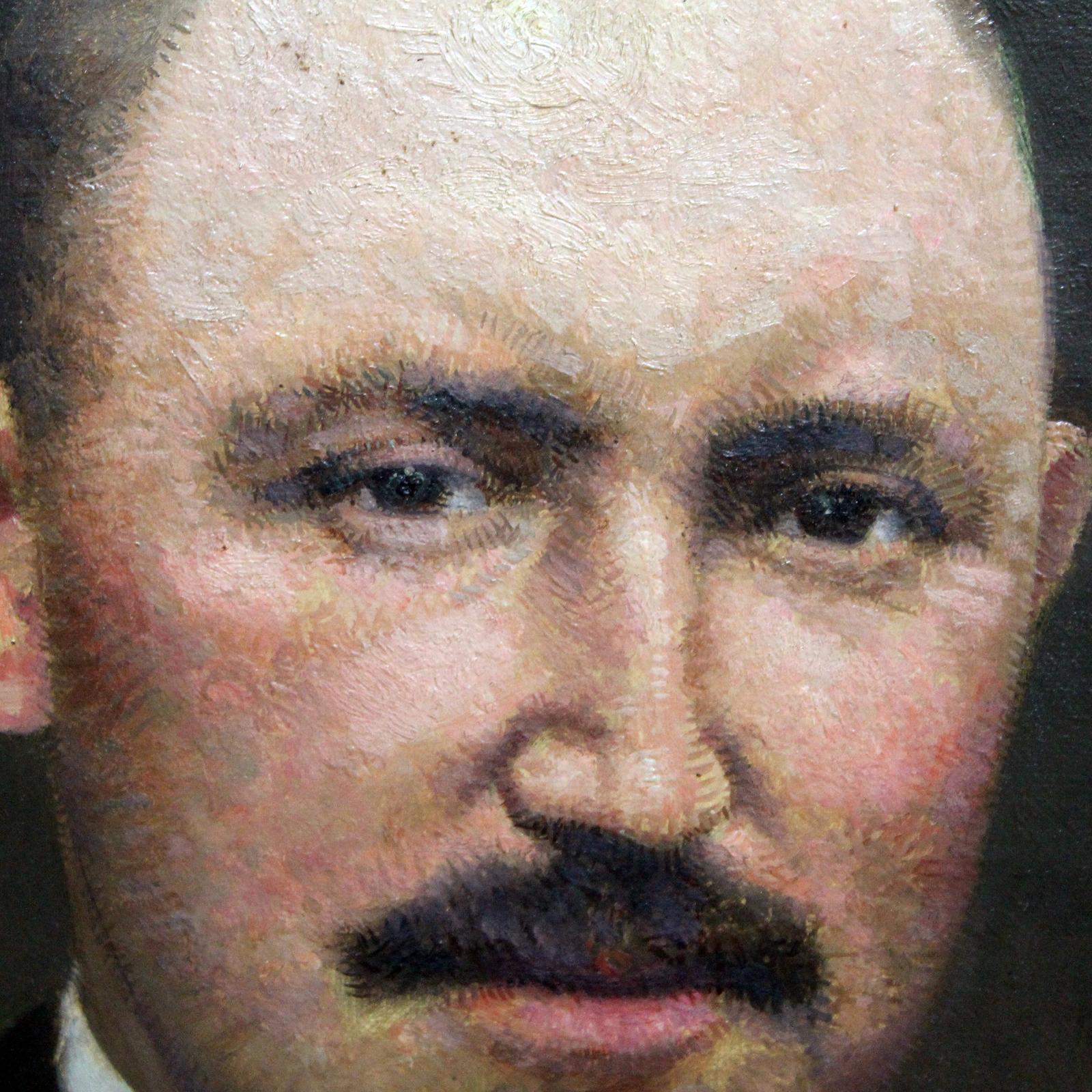 Belle Époque Portrait au début du 20e siècle par le peintre néerlandais W.N. Hendrikse en vente