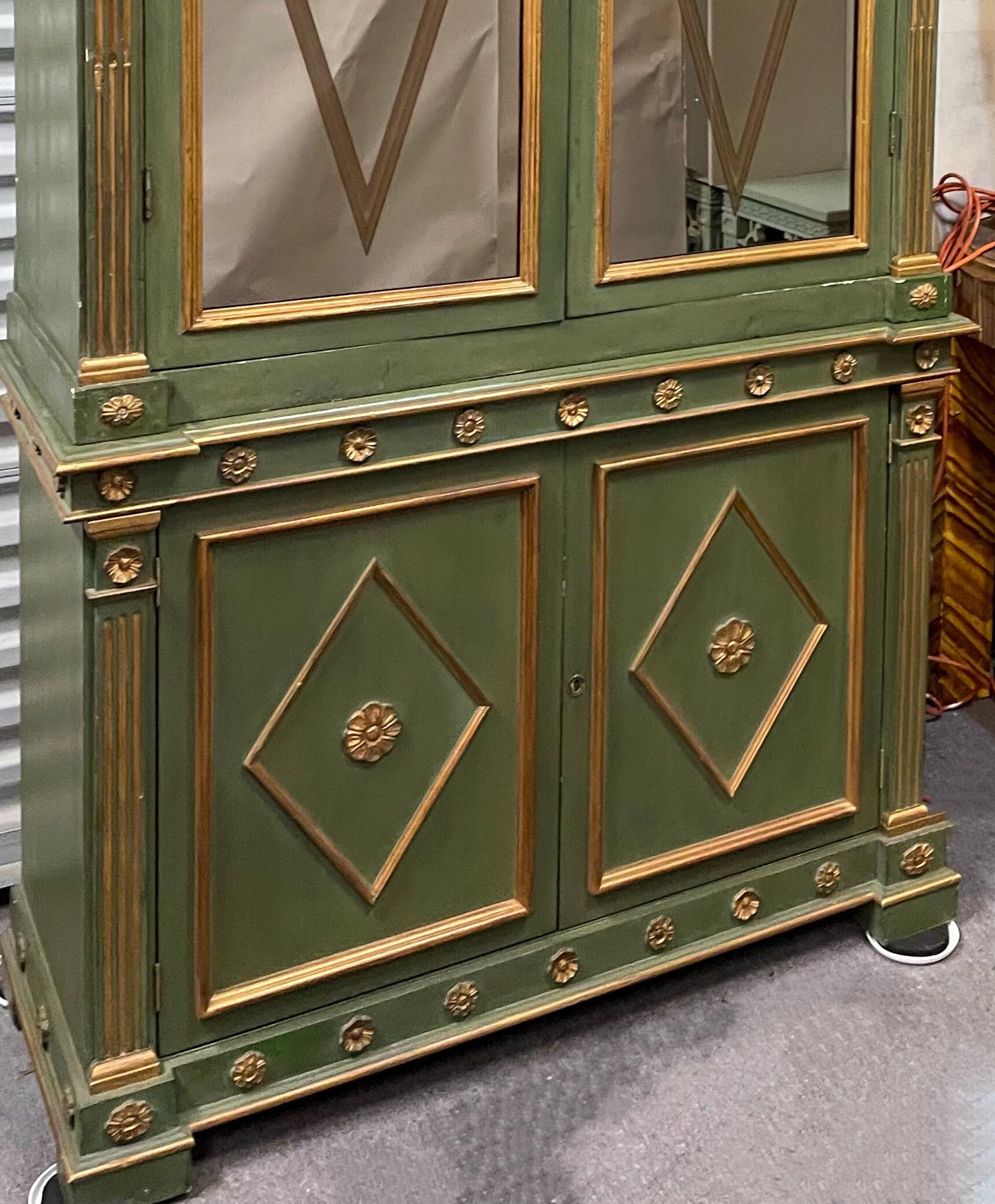 Italian Early 20th-C. Painted Venetian Neo-Classical Style Cabinet or Bar