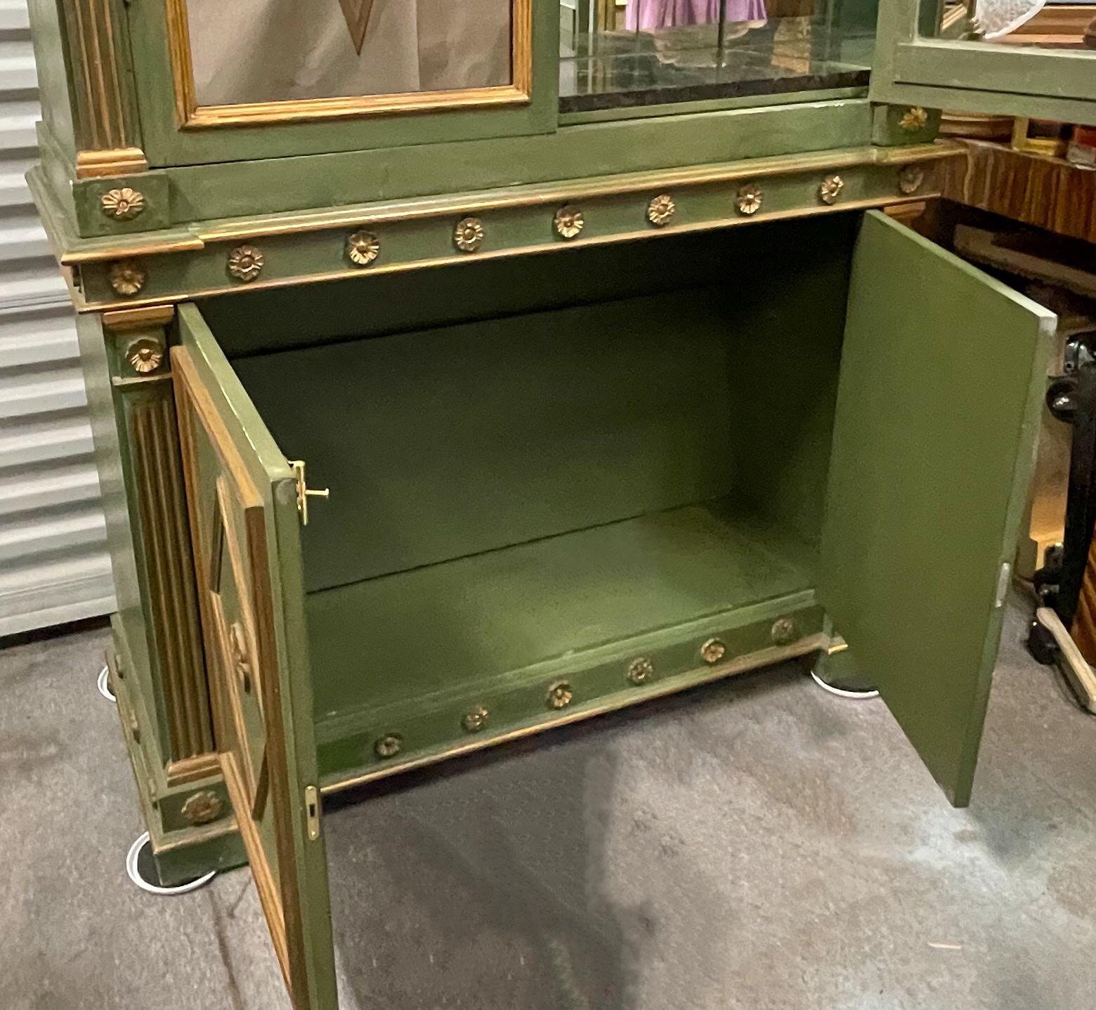 Early 20th-C. Painted Venetian Neo-Classical Style Cabinet or Bar 1