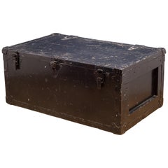 Antique Early 20th Century Painted Wood Chest, circa 1940