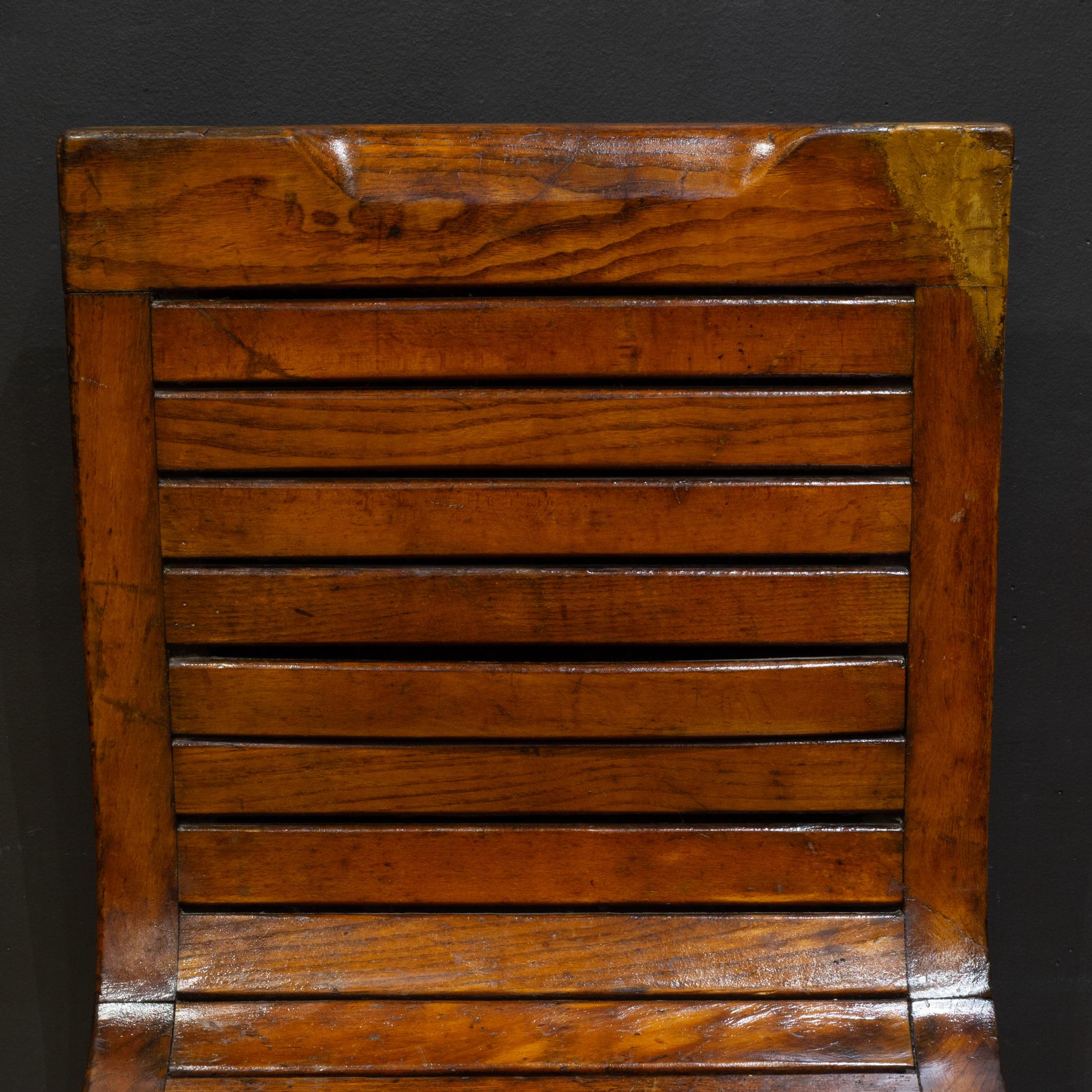 Early 20th c. Pair of Second Class Paris Metro Seats c.1908-1920 For Sale 3