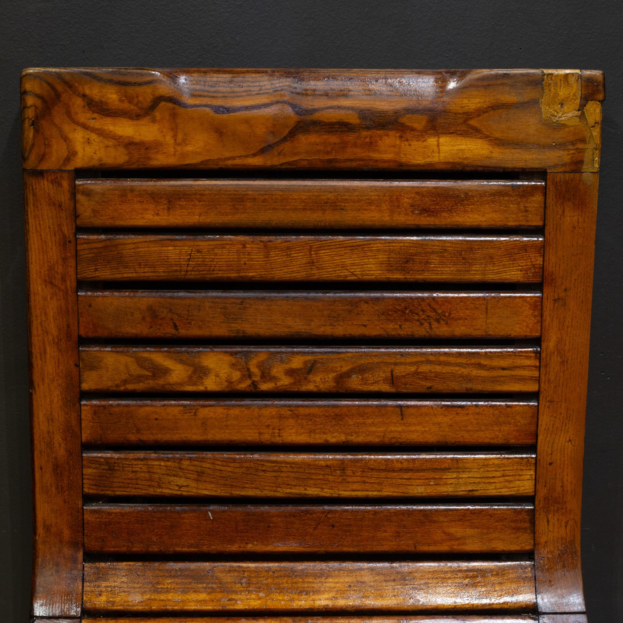 Enamel Early 20th c. Pair of Second Class Paris Metro Seats c.1908-1920 For Sale