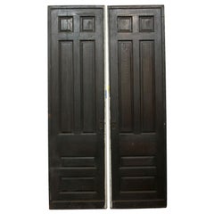 Early 20th C Pair of Six Panel Pocket Doors