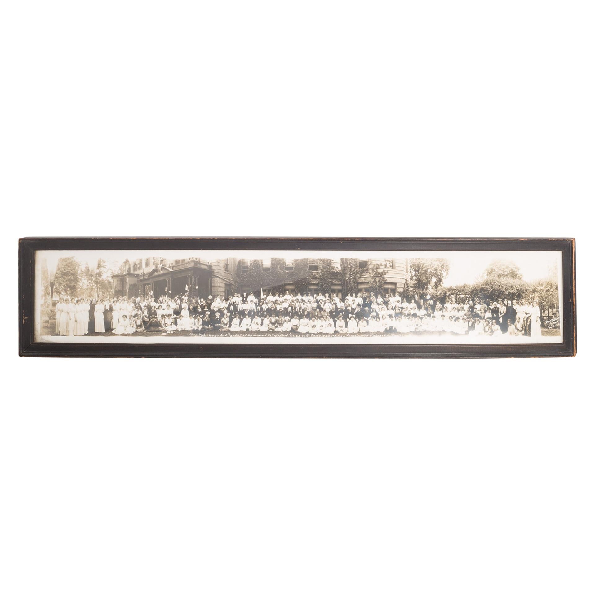 Early 20th Century Panoramic Photo "Holy Names College" circa 1914