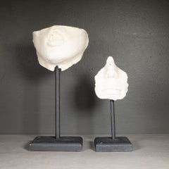 Principios del s. XX Escultura de nariz y boca de escayola c.1900-1930