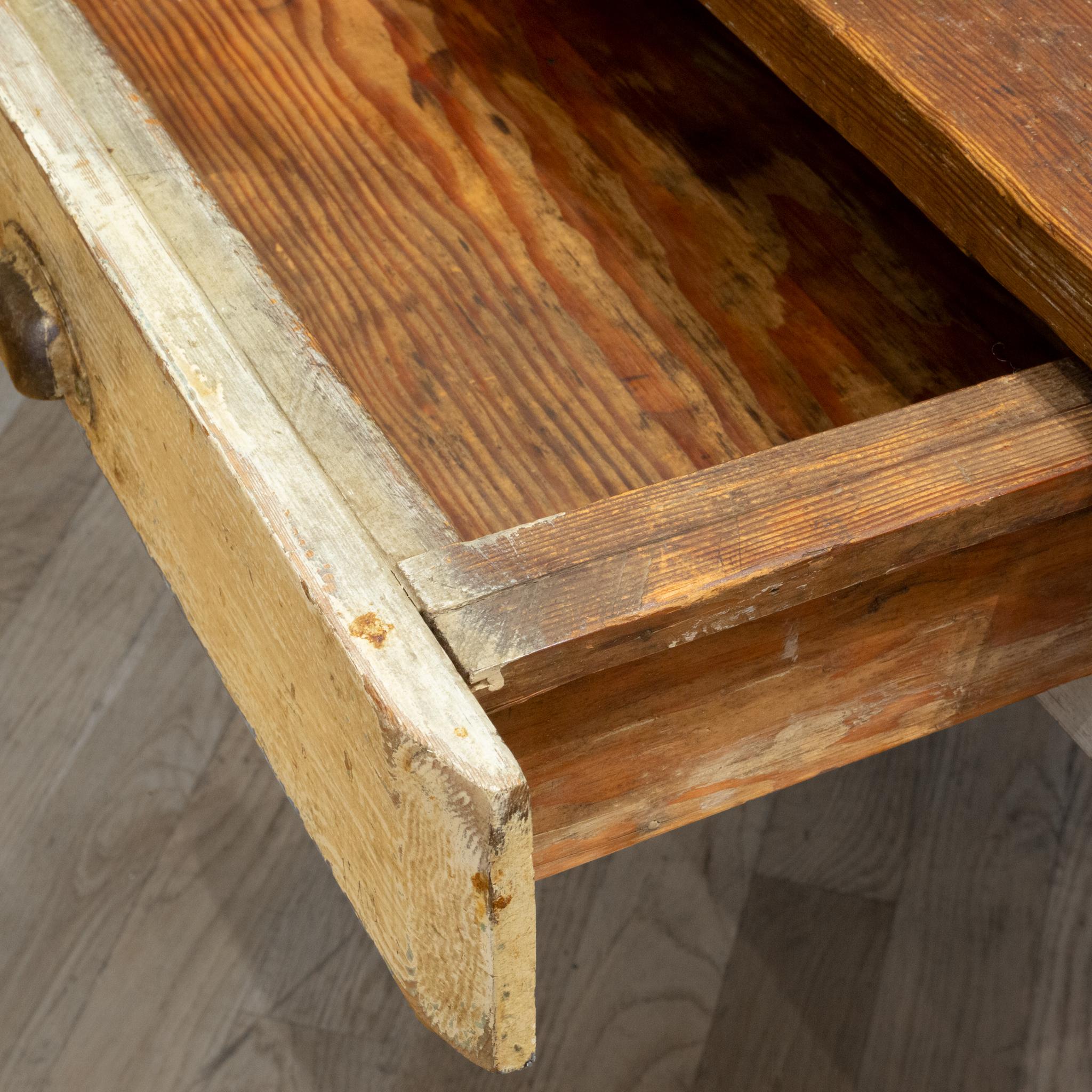 Early 20th c. Primitive Farmhouse Desk, c.1920-1940 3