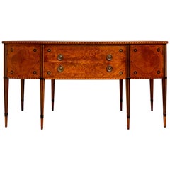 Robert Irwin for Royale Furniture Burl and Satinwood Sideboard