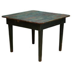 Early 20th c. Rustic Farmhouse Square Dining Table, c.1920-1930