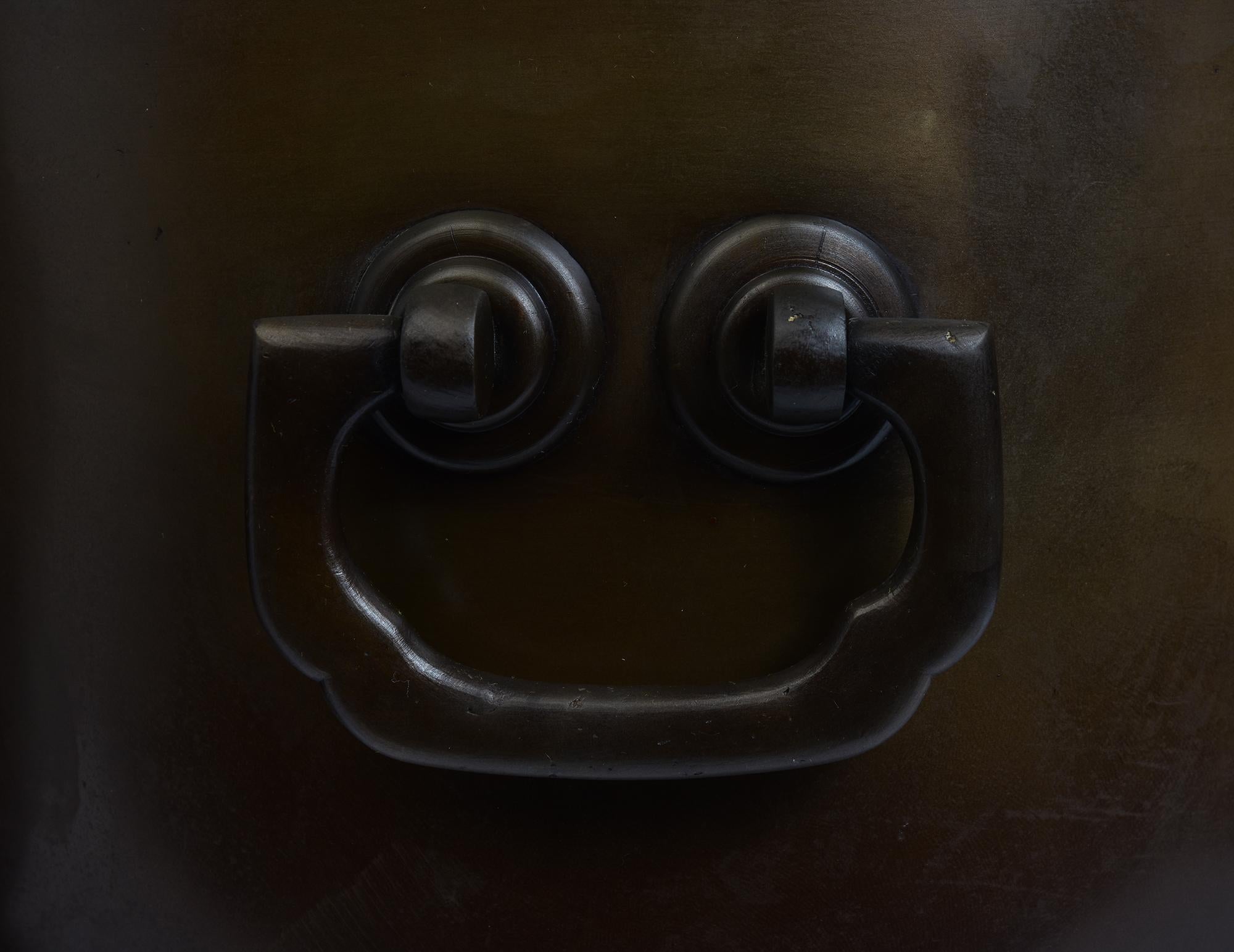 Paire de pots à brasero Hibachi japonais anciens en bronze ancien du début du 20e siècle, Showa en vente 3