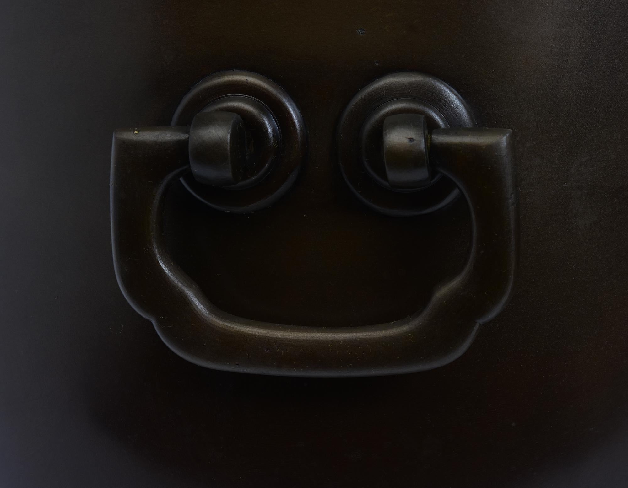 Paire de pots à brasero Hibachi japonais anciens en bronze ancien du début du 20e siècle, Showa en vente 2