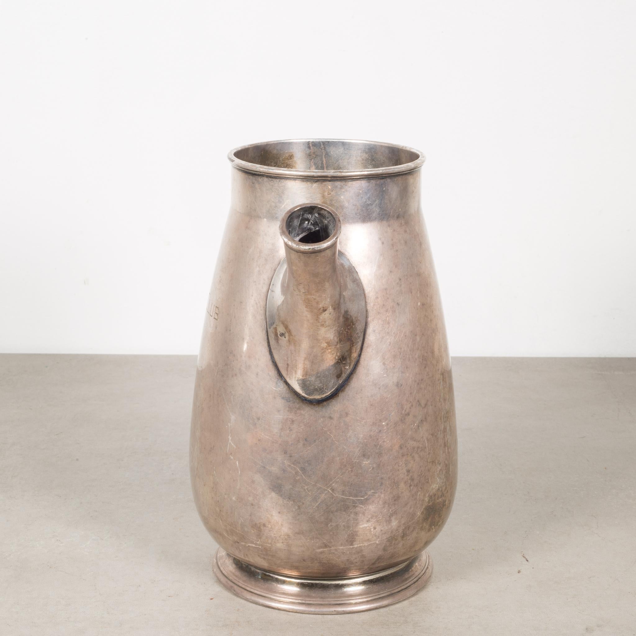 American Early 20th Century Silver Plated Pitcher Trophy, circa 1927