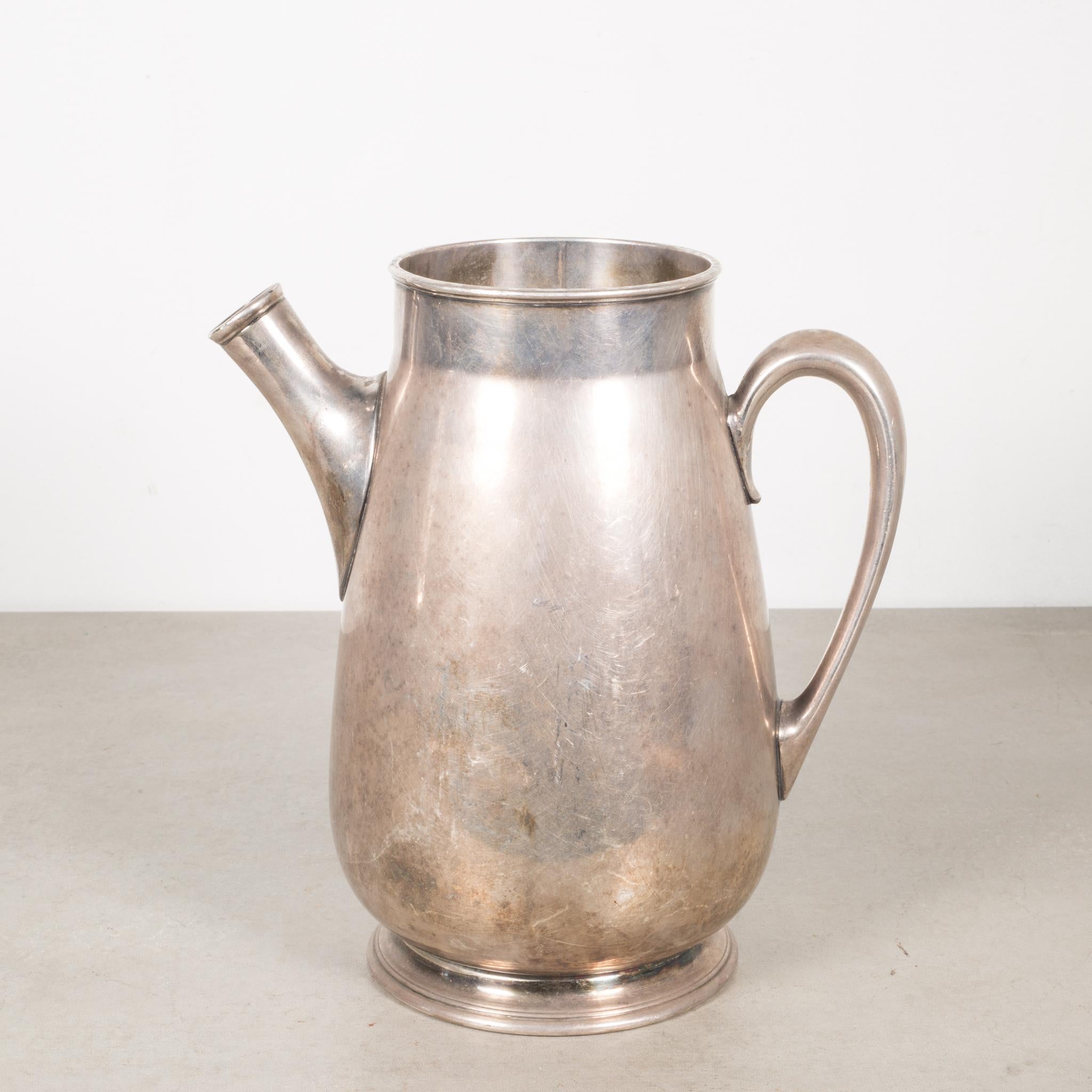 Early 20th Century Silver Plated Pitcher Trophy, circa 1927 In Good Condition In San Francisco, CA