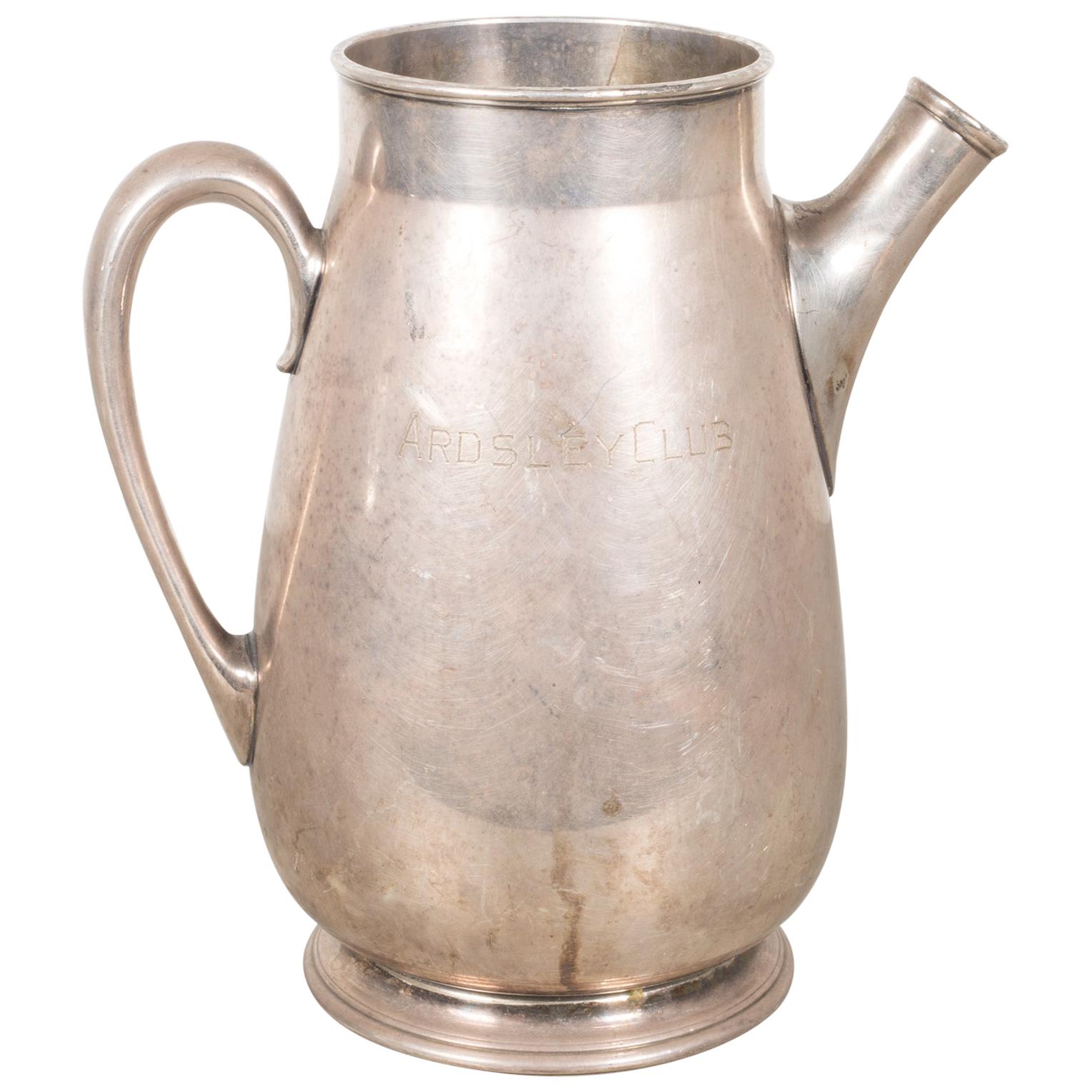 Early 20th Century Silver Plated Pitcher Trophy, circa 1927