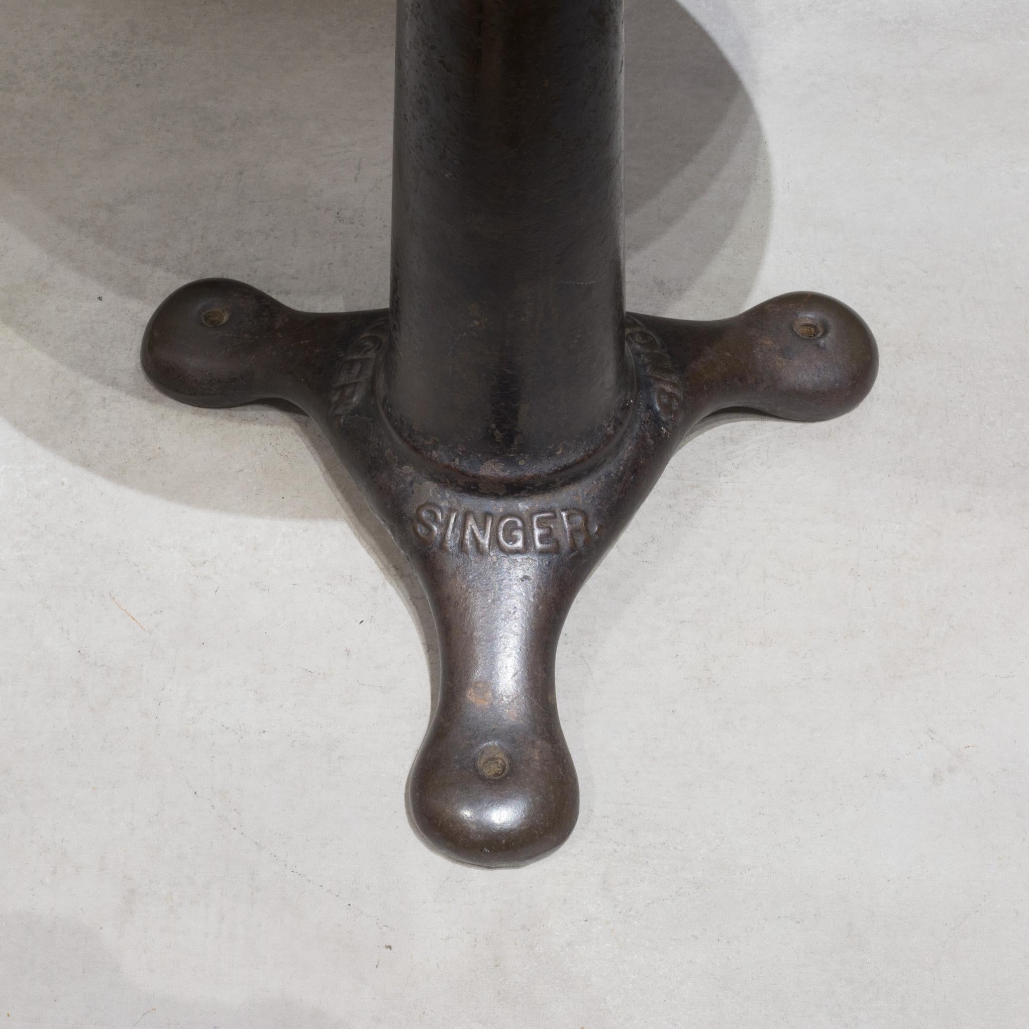 Wood Early 20th C. Singer Sewing Machine Stool C.1930