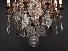 Early 20th c. antique Swedish crystal chandelier