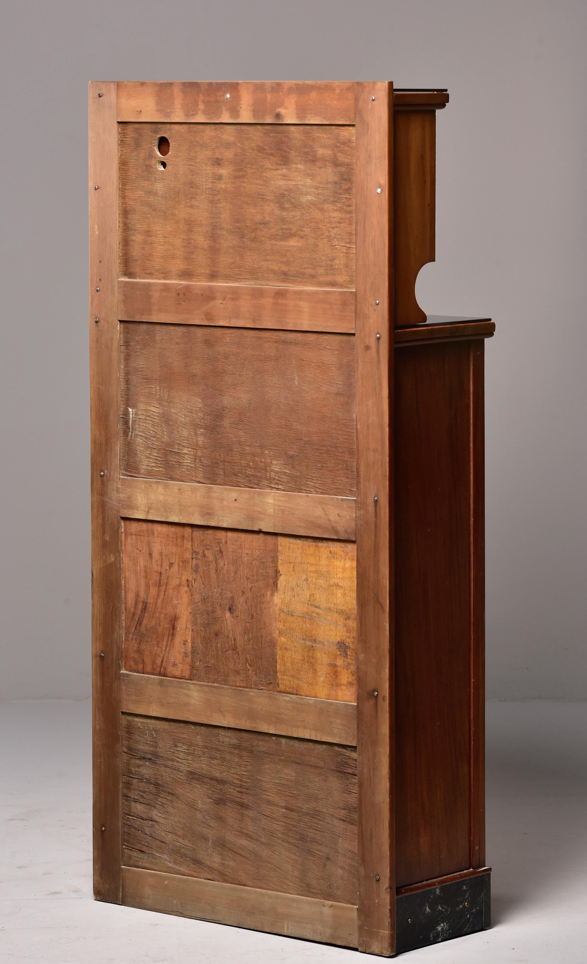 Early 20th C Tall Medical Cabinet with Drawers 6