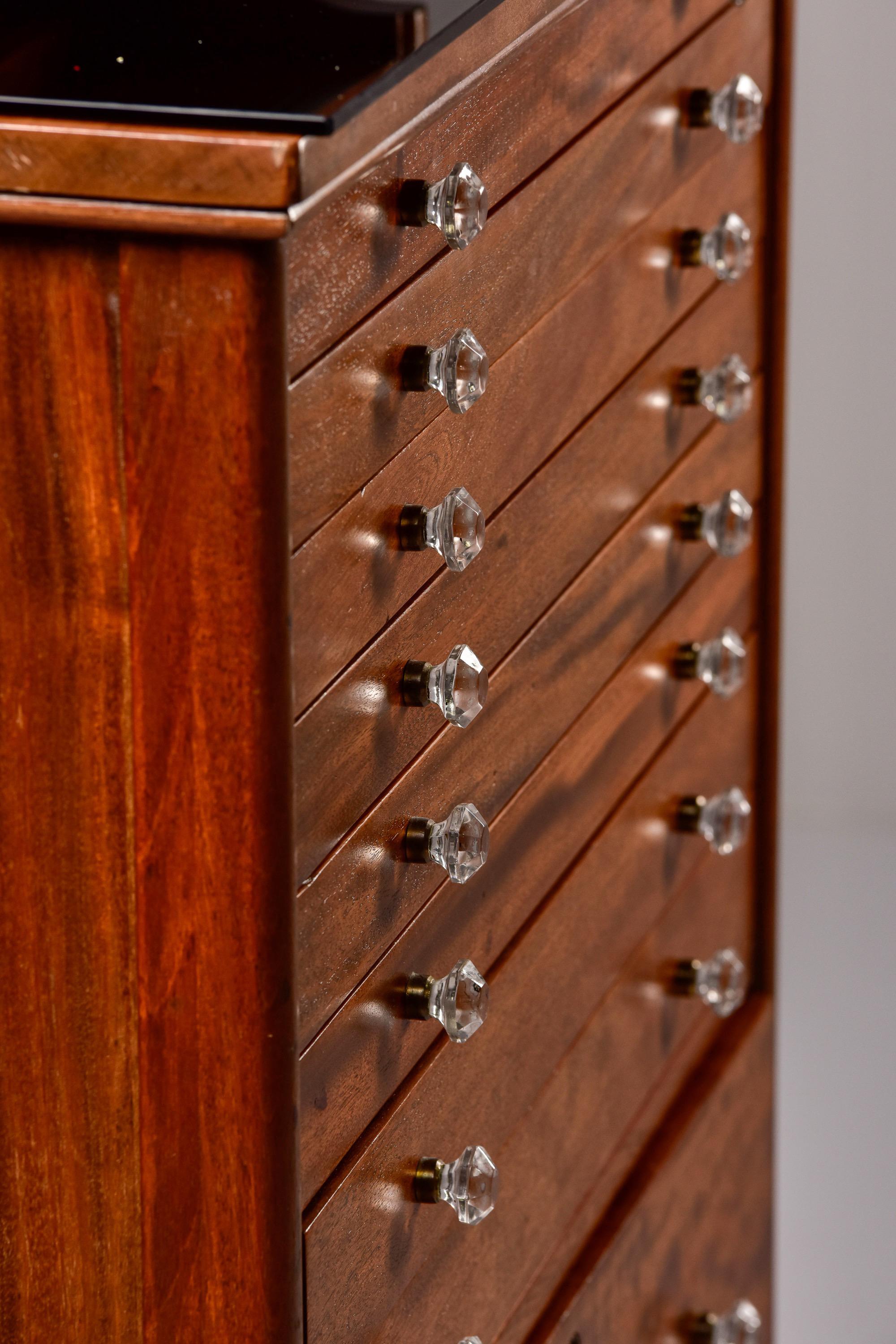 20th Century Early 20th C Tall Medical Cabinet with Drawers