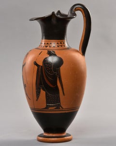 Early 20th C Terra Cotta Neoclassical Ewer