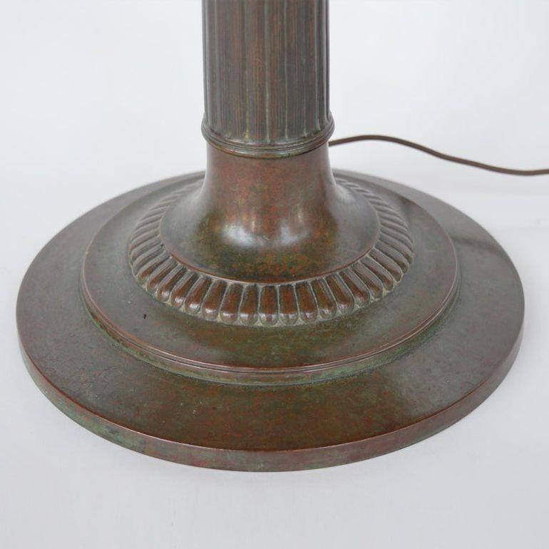 Early 20th C. Tiffany Studios Lemon Leaf Table Lamp For Sale 5