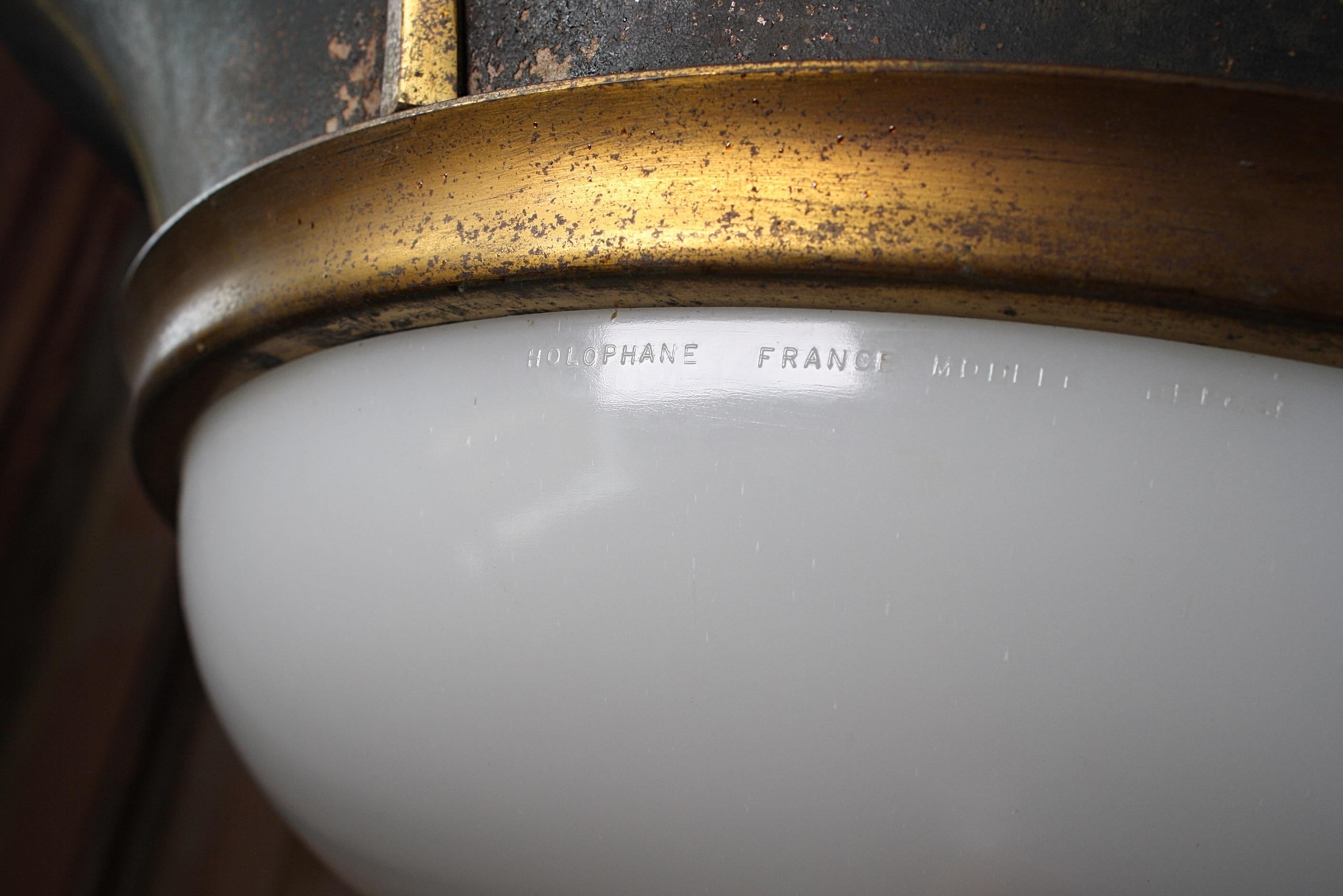 Early 20th C Toleware Regency Style Holophane Pendant Plafonnier Light Lantern 11