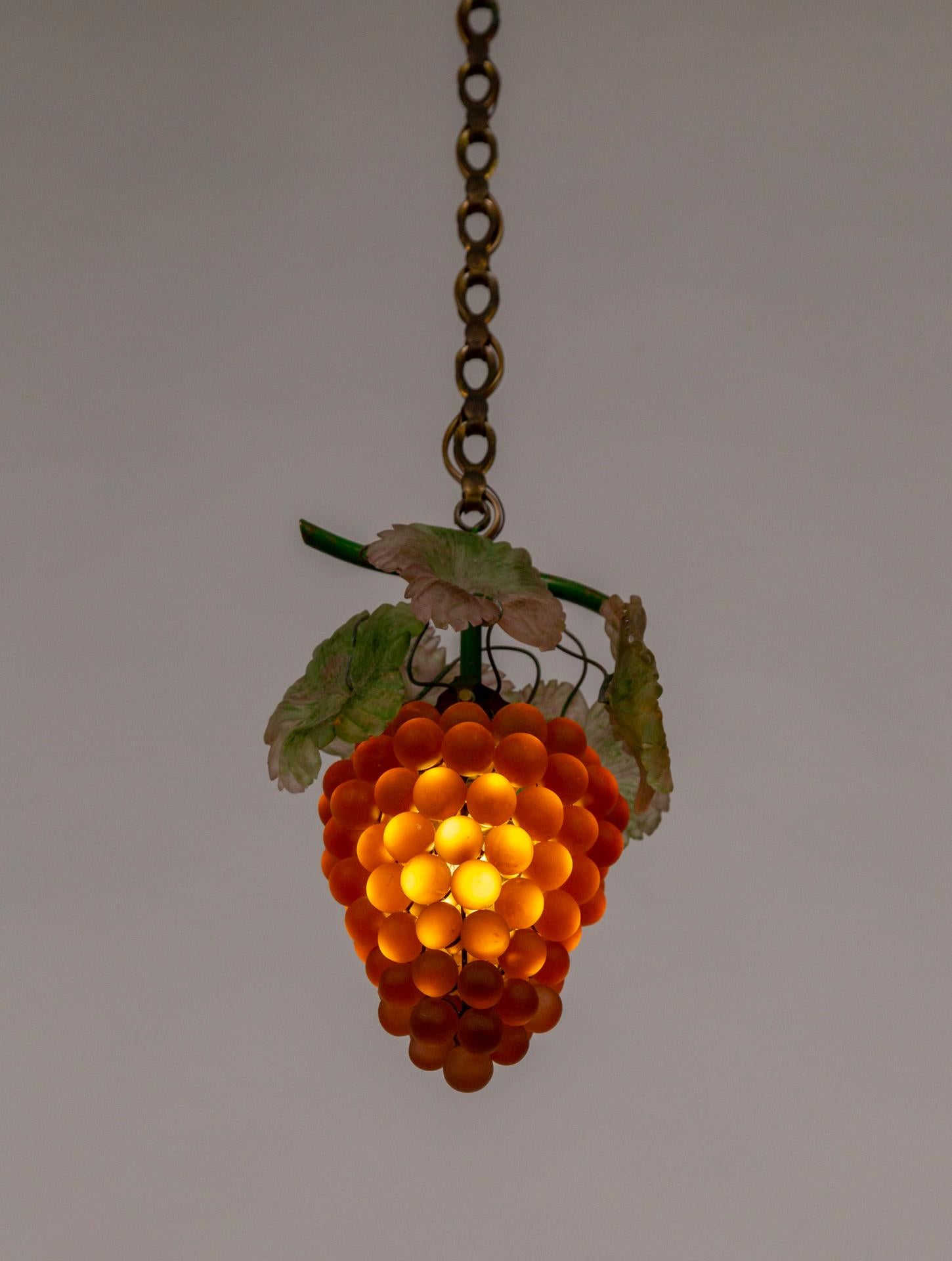 hanging grape lights