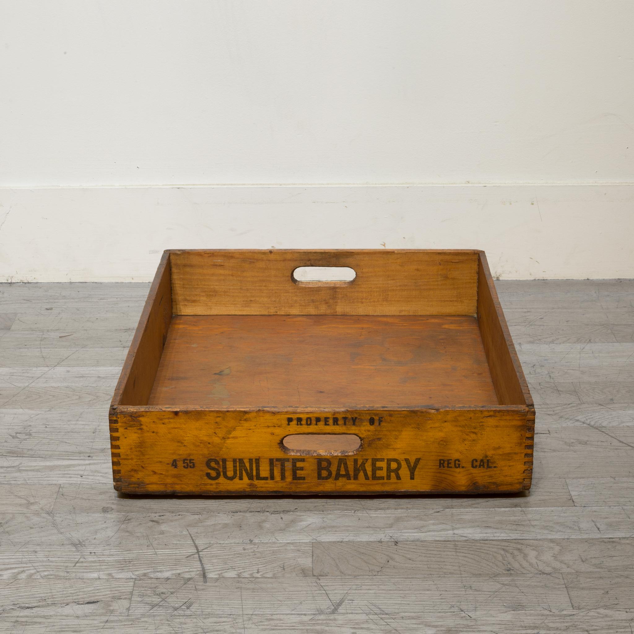 About

An original wooden baker's bread tray with cutout handles and dovetails joints. 
