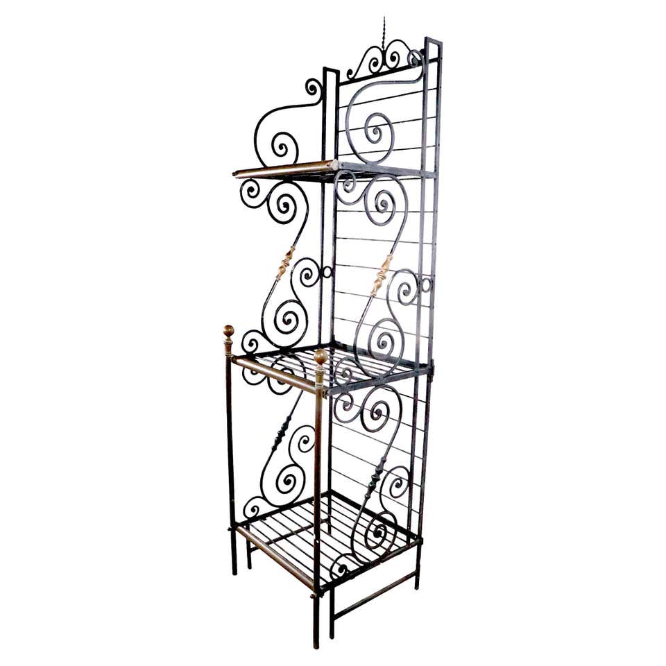 Antique French Ceiling Mounted Iron Pot Rack Holder at 1stDibs | french ...