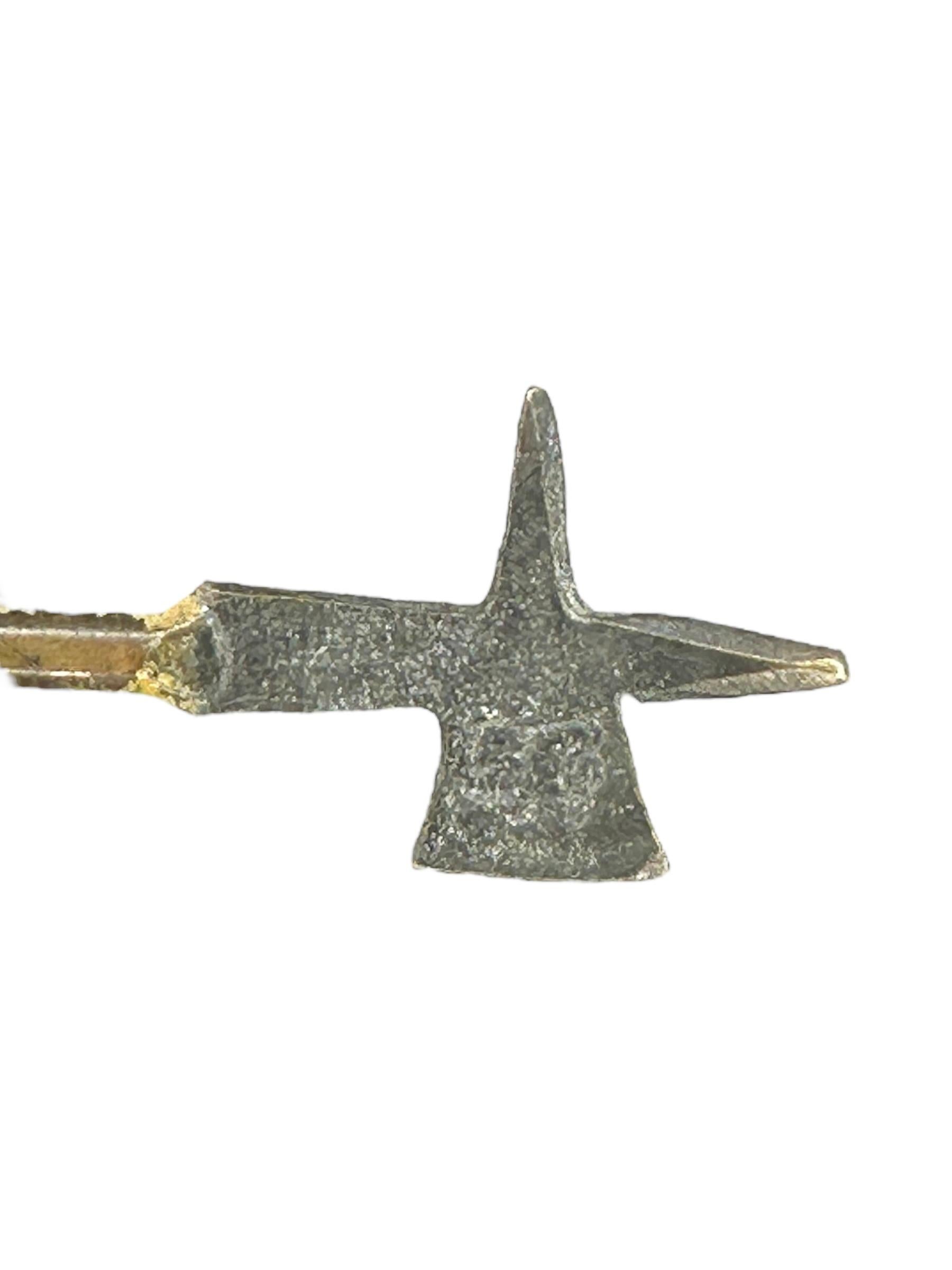 Début du 20e siècle Chien de garde Veilleur de nuit autrichien Vienne Bronze Miniature Bon état - En vente à Nuernberg, DE