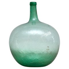 Early 20th Centry Spanish Glass Bottle Vase, circa 1940