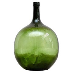 Early 20th Century Spanish Glass Bottle Vase, circa 1940