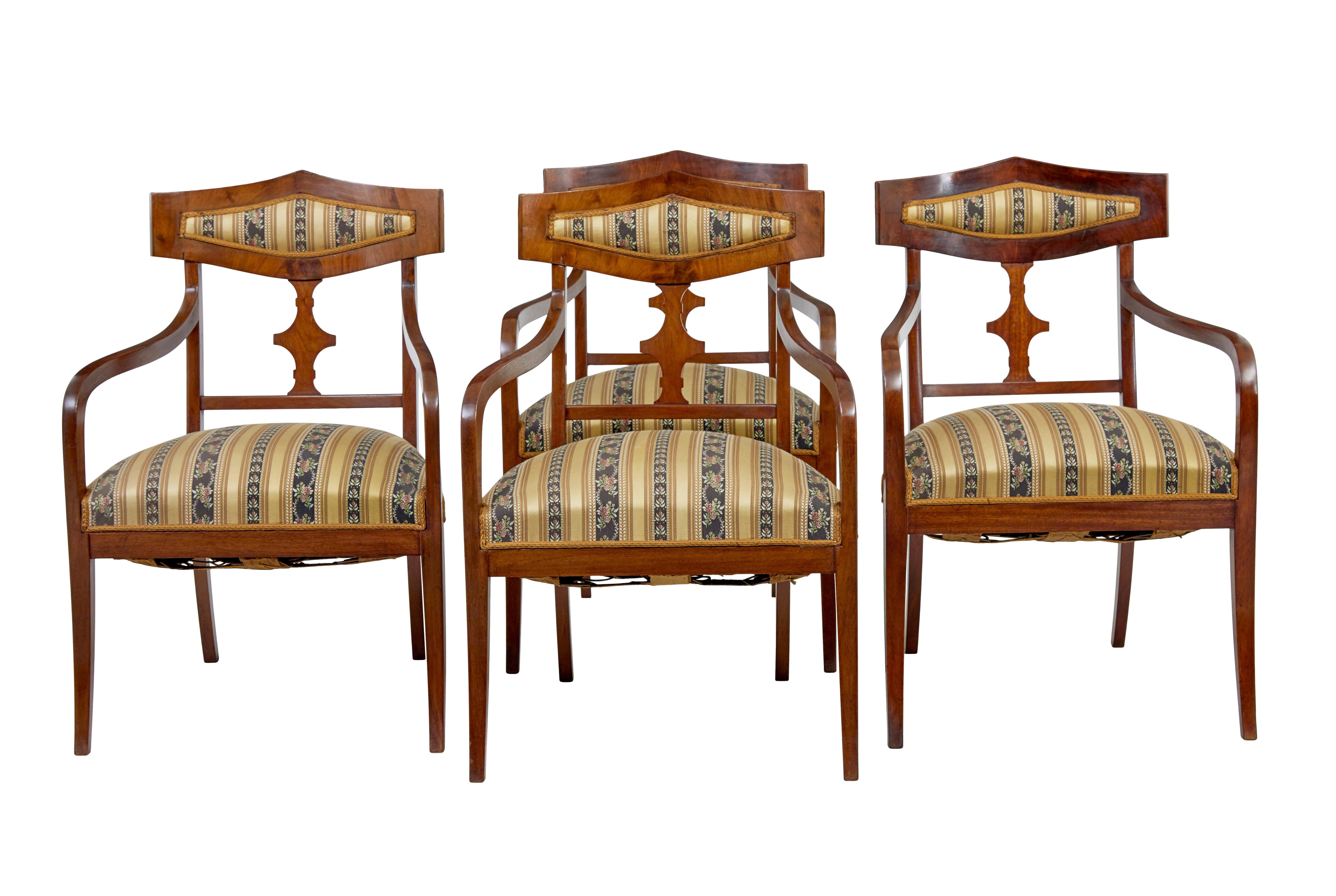 Early 20th century 13 piece mahogany salon suite For Sale 3