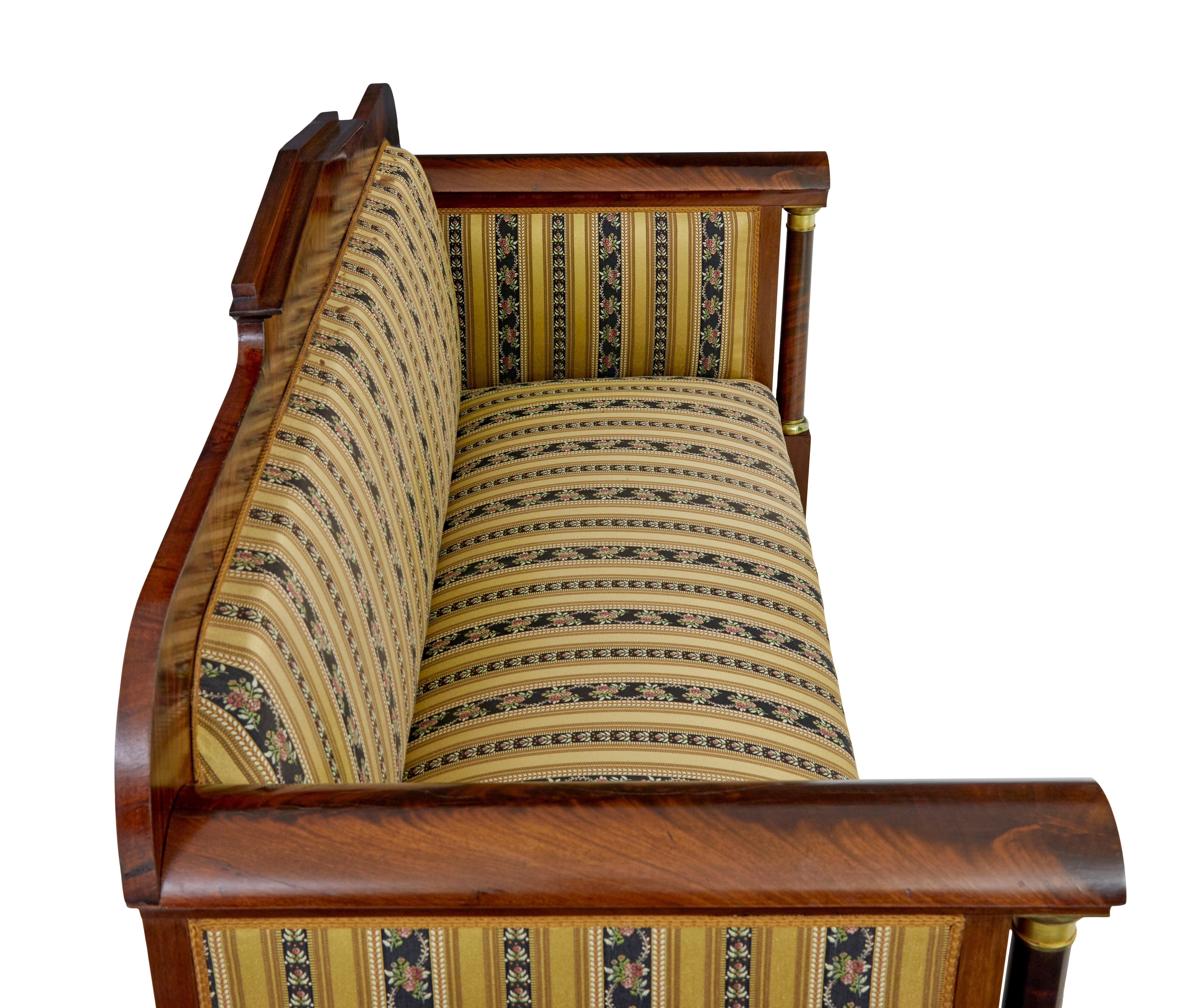Early 20th century 13 piece mahogany salon suite For Sale 5
