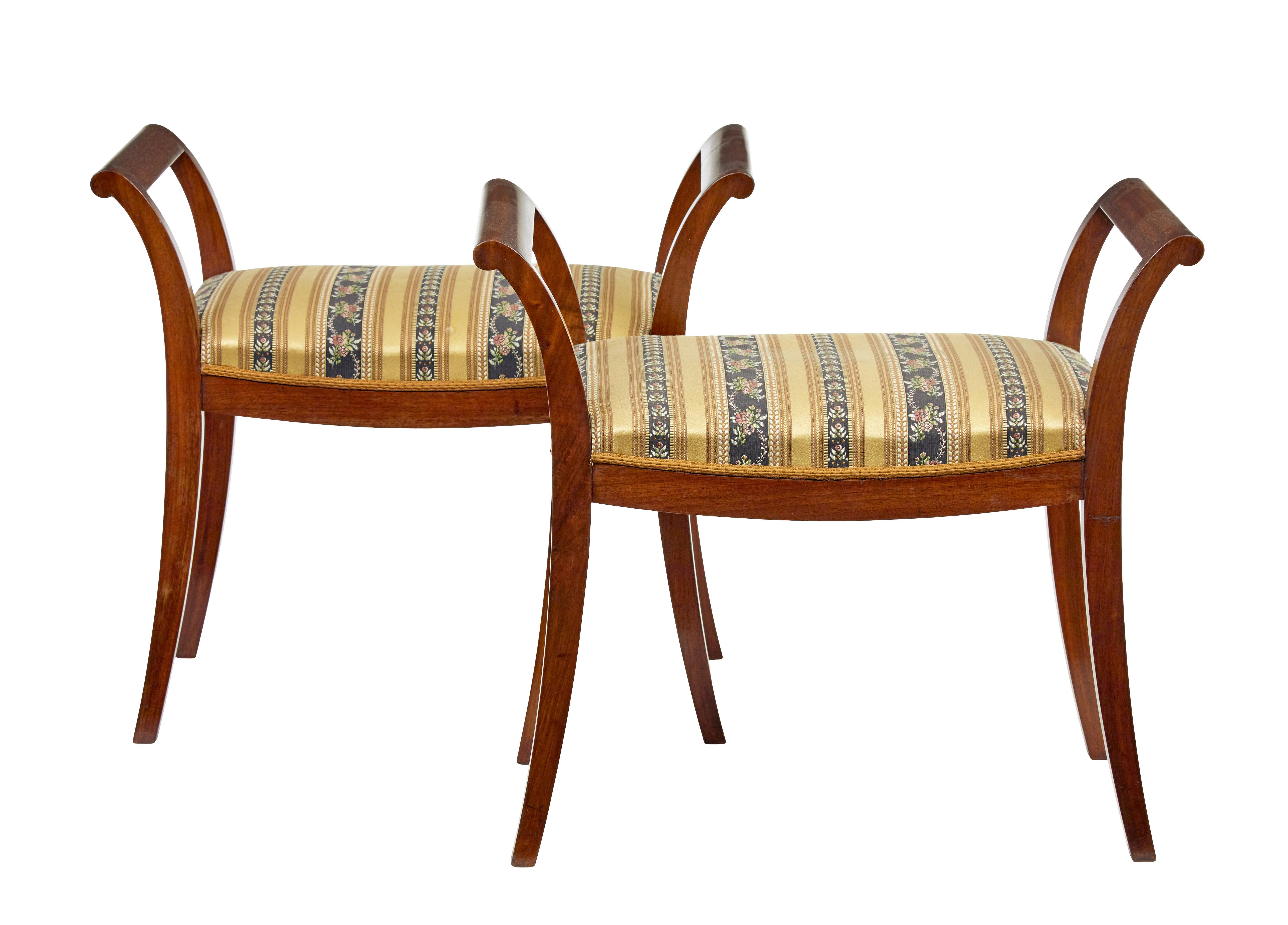 Early 20th century 13 piece mahogany salon suite For Sale 9