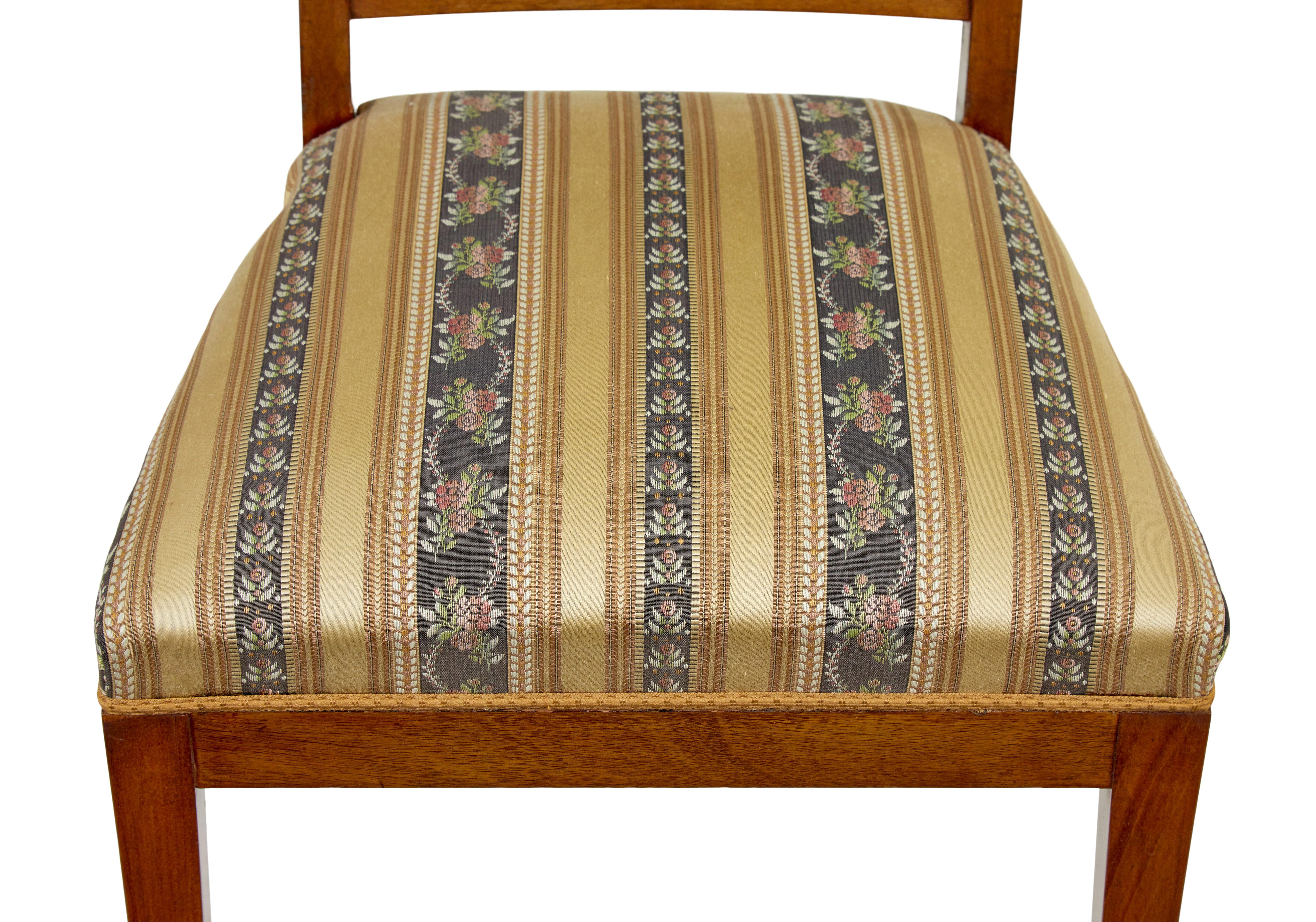 Empire Revival Early 20th century 13 piece mahogany salon suite For Sale