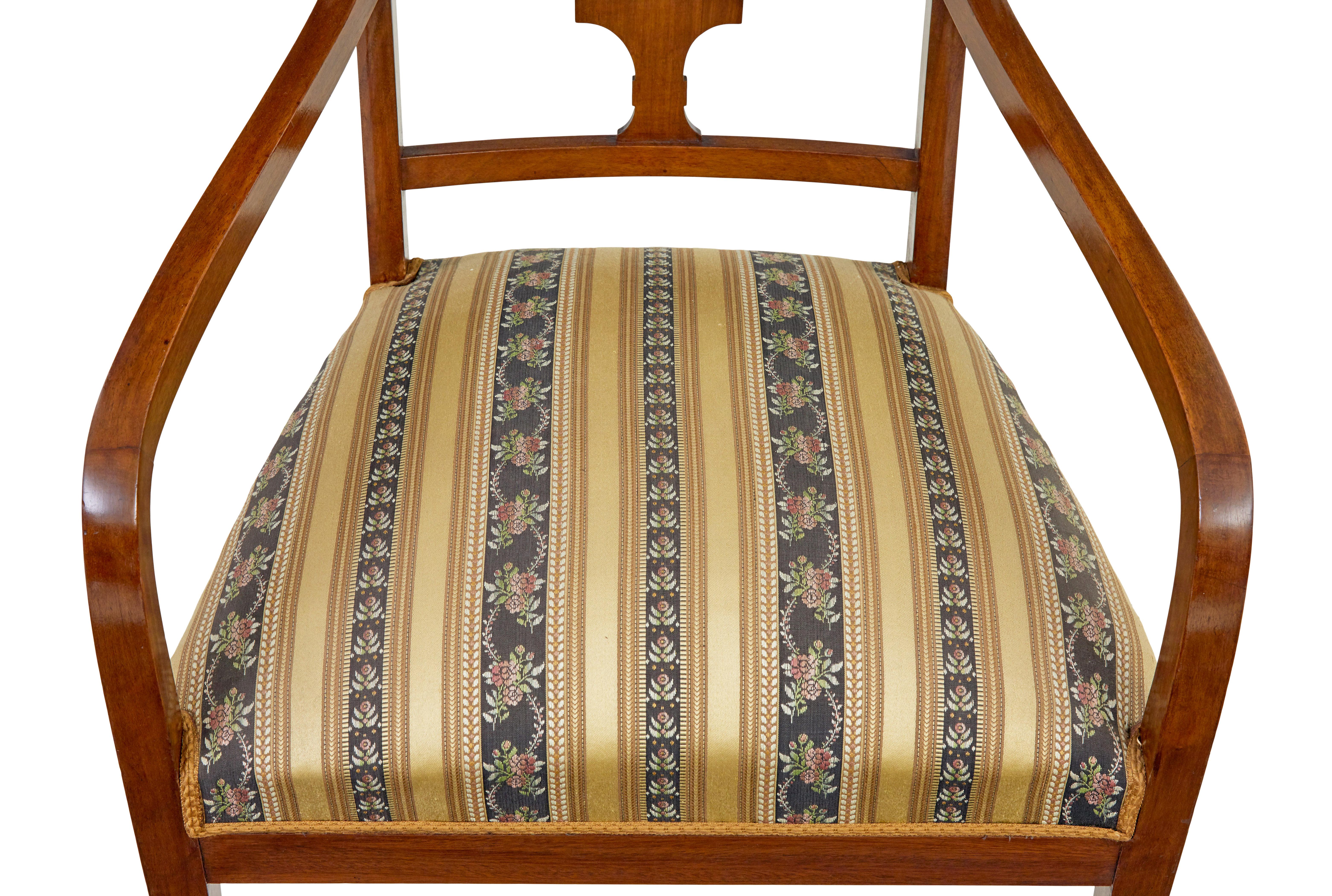Hand-Carved Early 20th century 13 piece mahogany salon suite For Sale