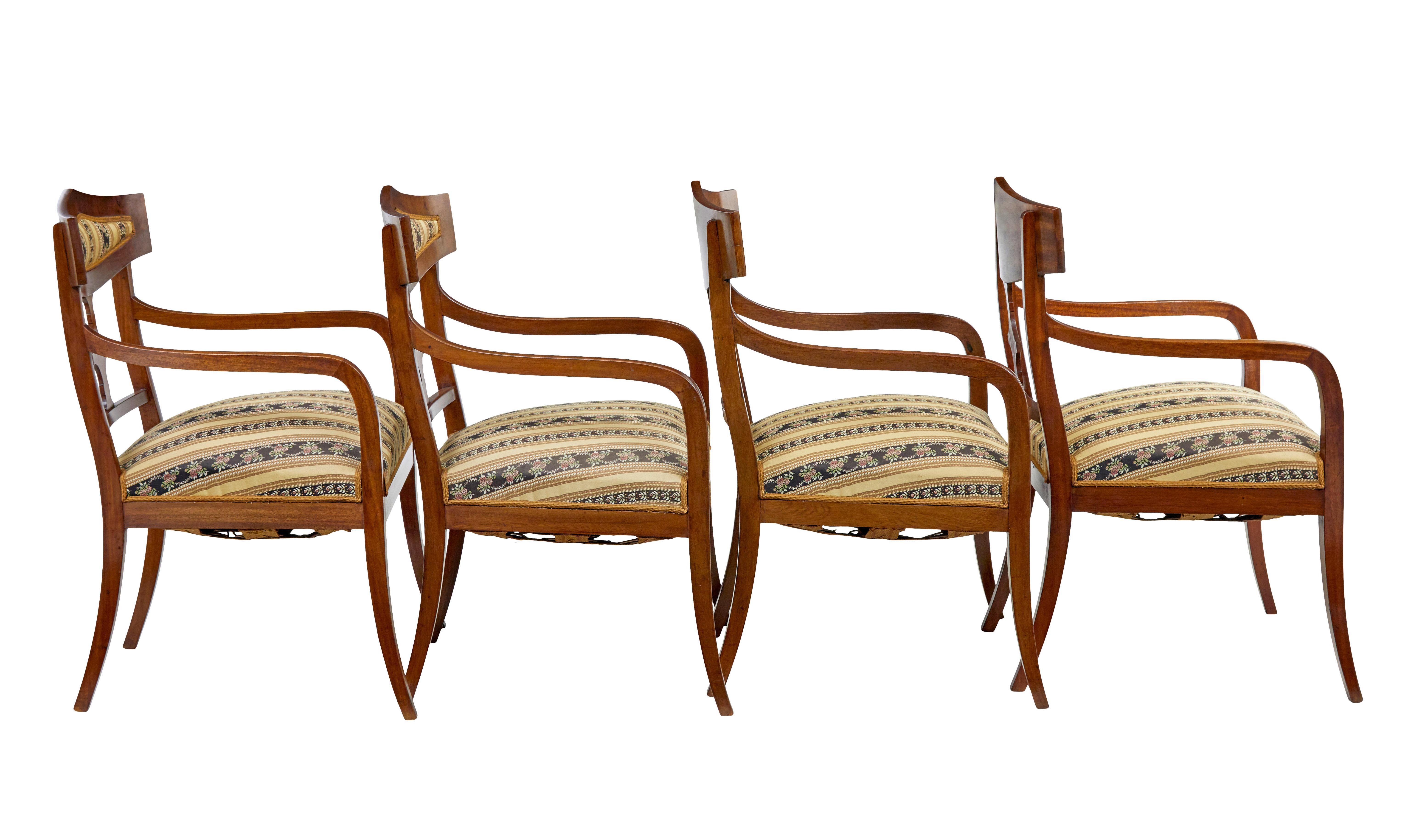 20th Century Early 20th century 13 piece mahogany salon suite For Sale