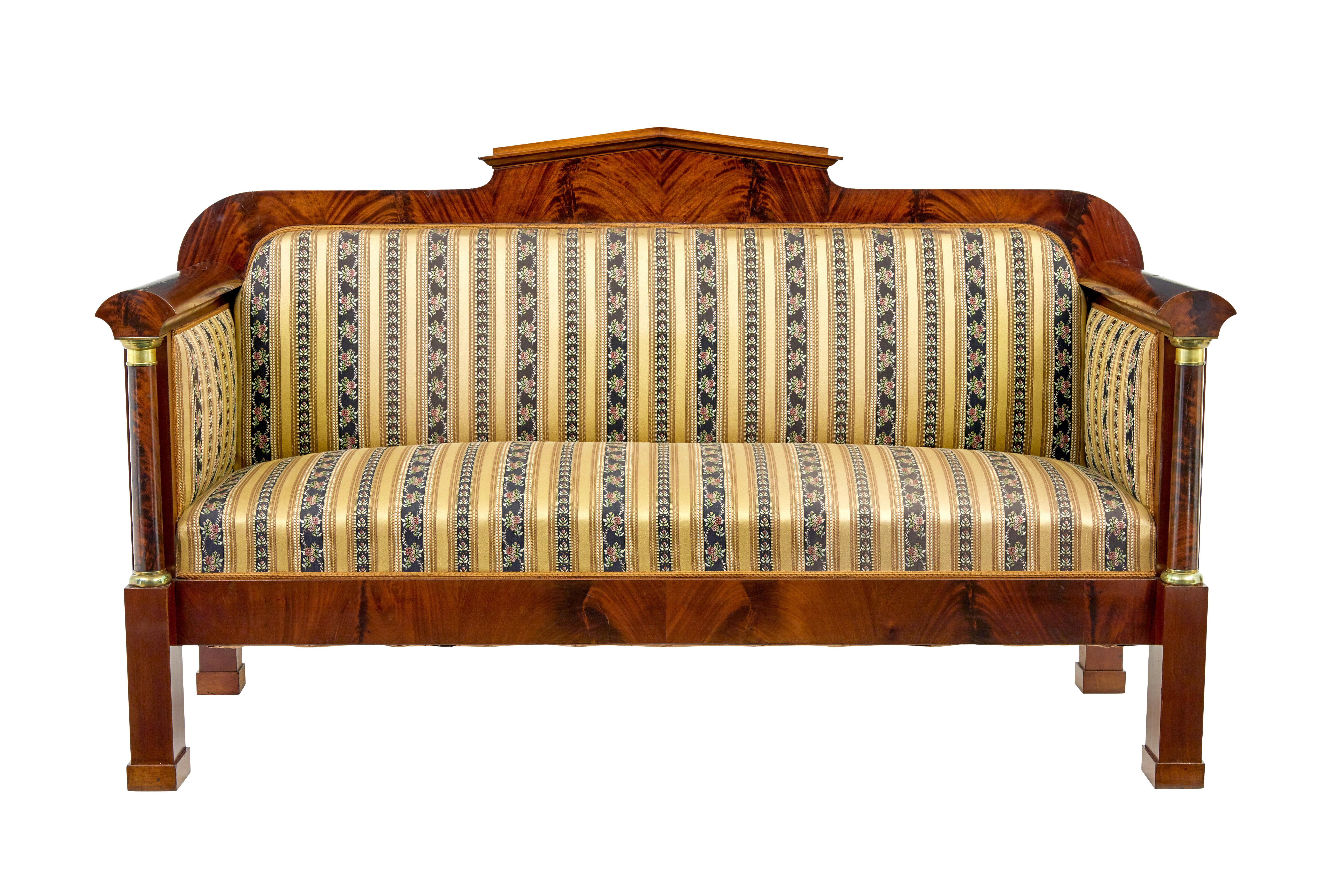 Early 20th century 13 piece mahogany salon suite For Sale 1